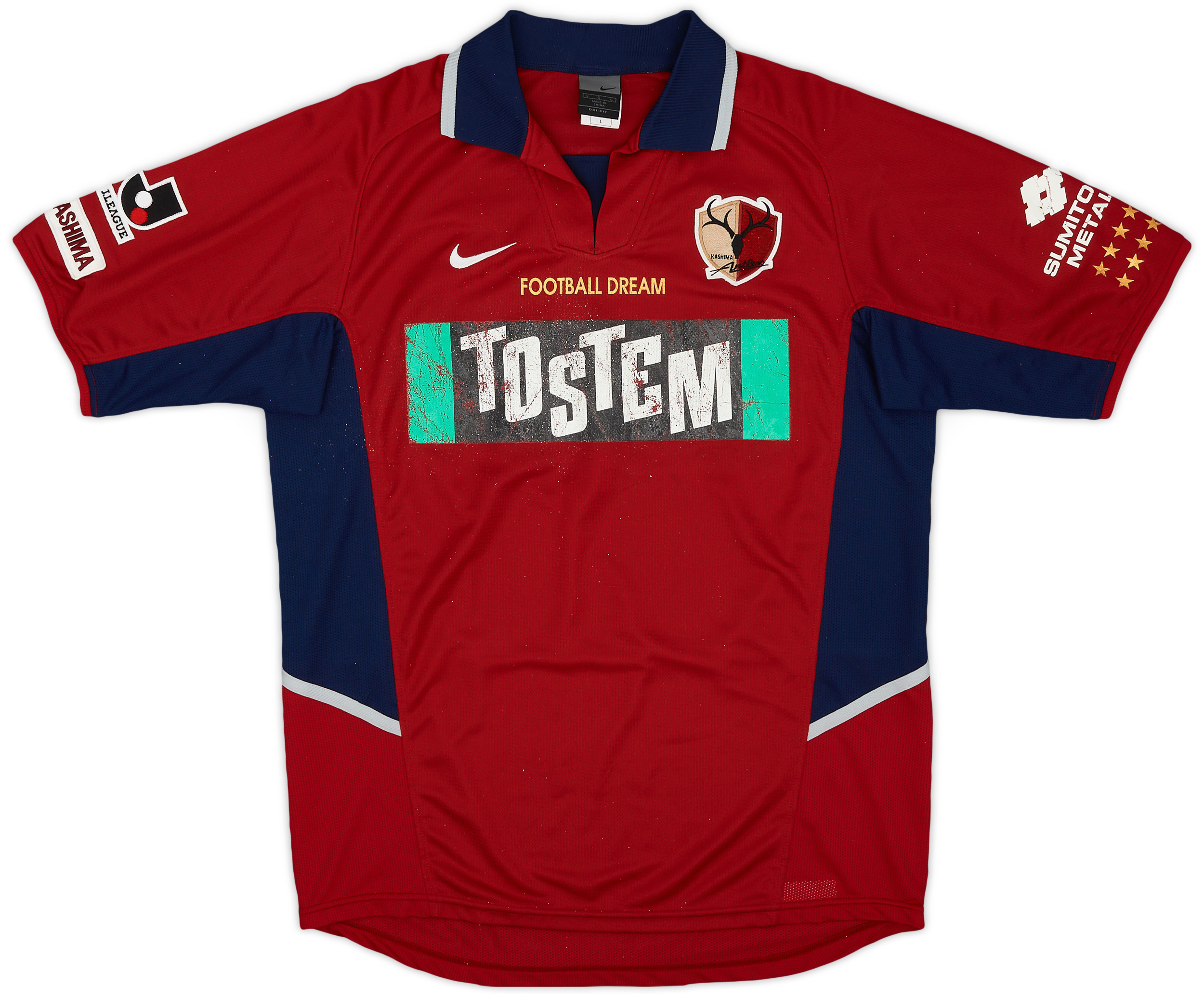 KASHIMA ANTLERS 1997)Umbroサッカーユニフォーム背番号 c63e057ae7cb9454d0f24f83ba4f32