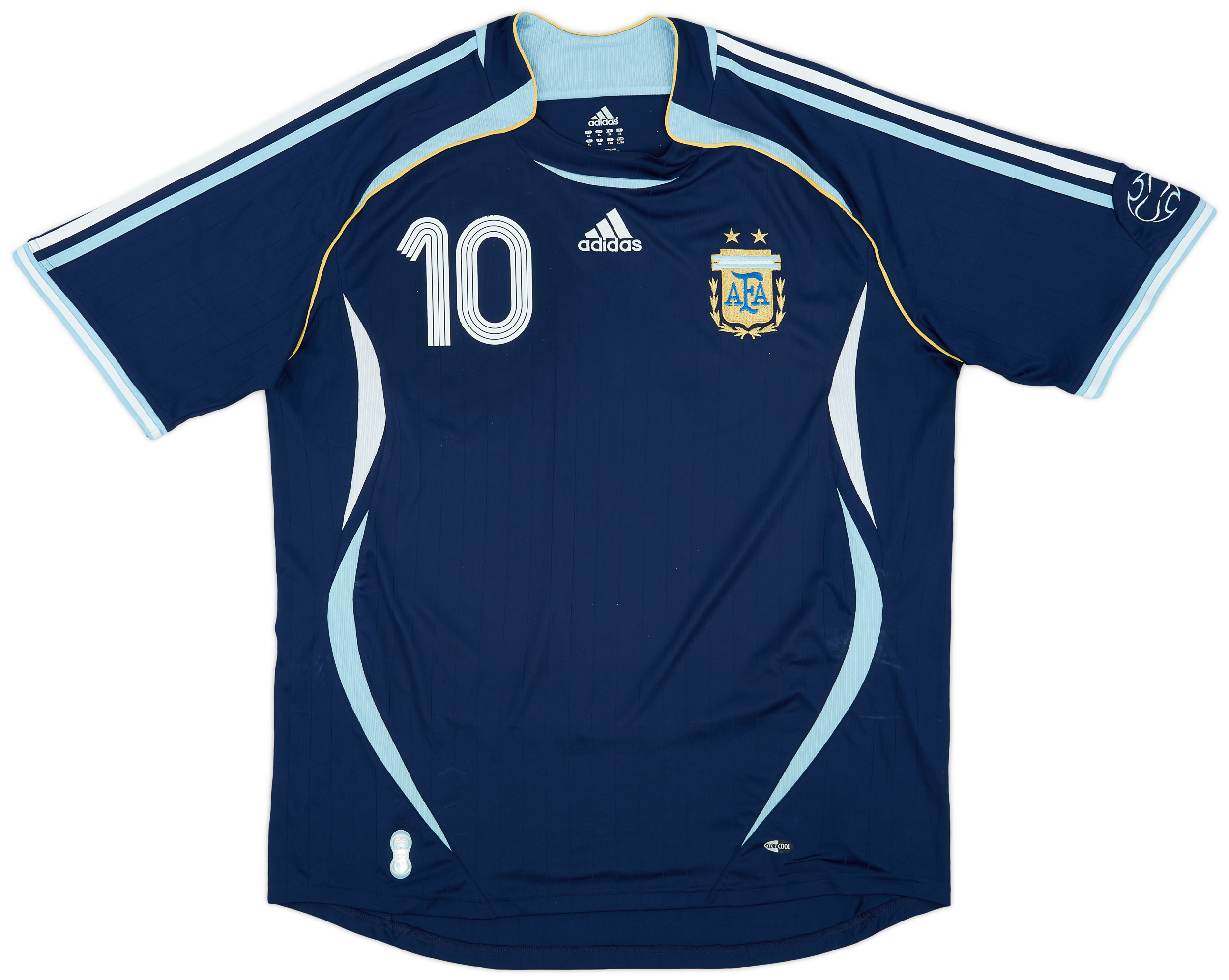2006-07 Argentina Away Shirt Riquelme #10 - 6/10 - (XL)
