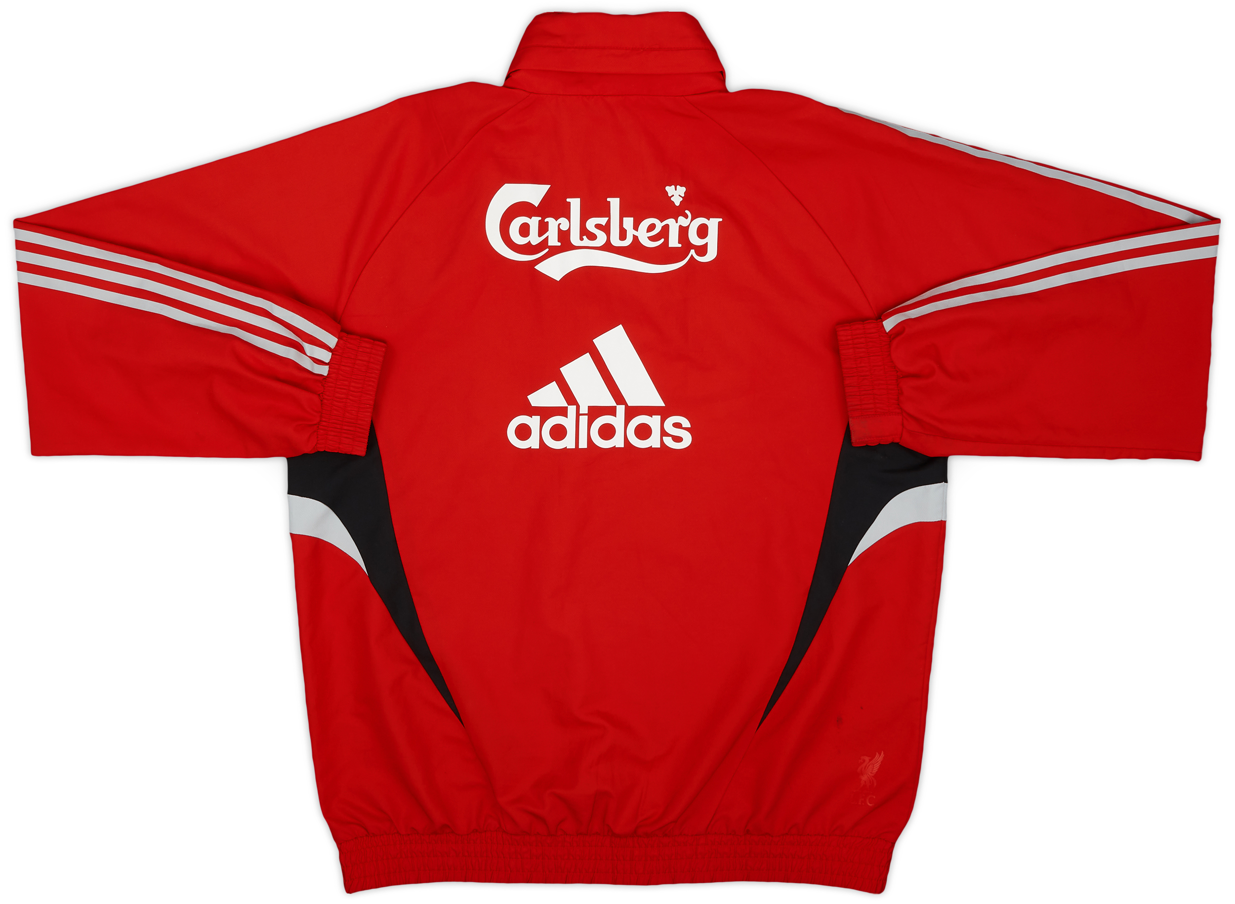 2008-09 Liverpool adidas 1/4 Zip Hooded Drill Top - 7/10 - (L) 2008-09 Liverpool adidas 1/4 Zip Hooded Drill Top - 7/10 - (L)