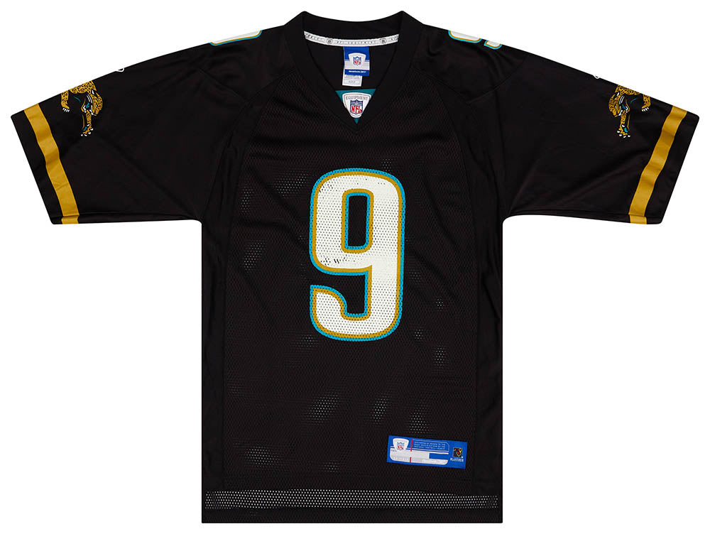 2005-06 Jacksonville Jaguars Garrard #9 Reebok On Field Jersey