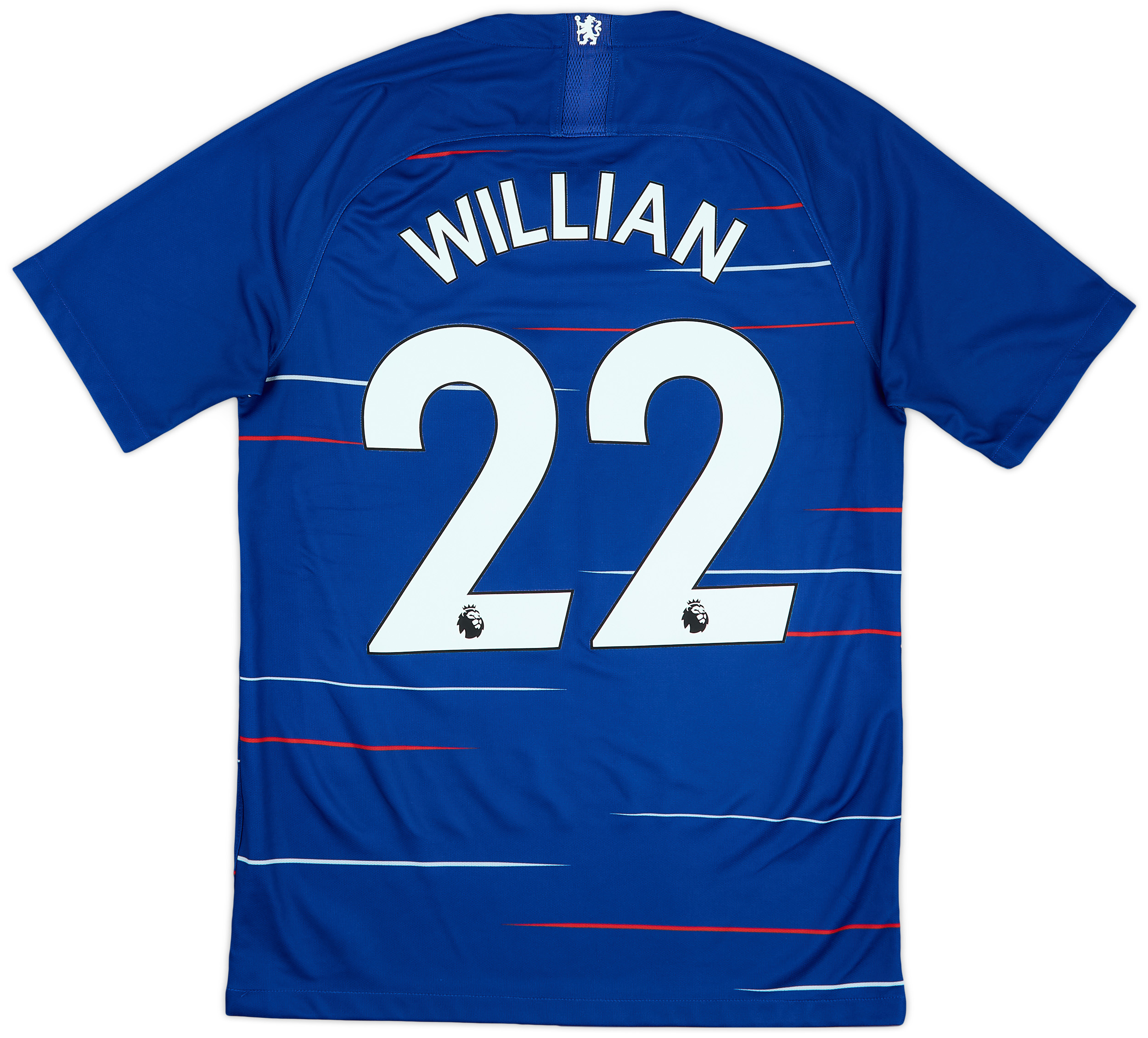 新品未使用 Chelsea FC WILLIAN 10番 ユニフォーム 2018-19 Chelsea Home Shirt Willian #22 - 9/10 - (S)