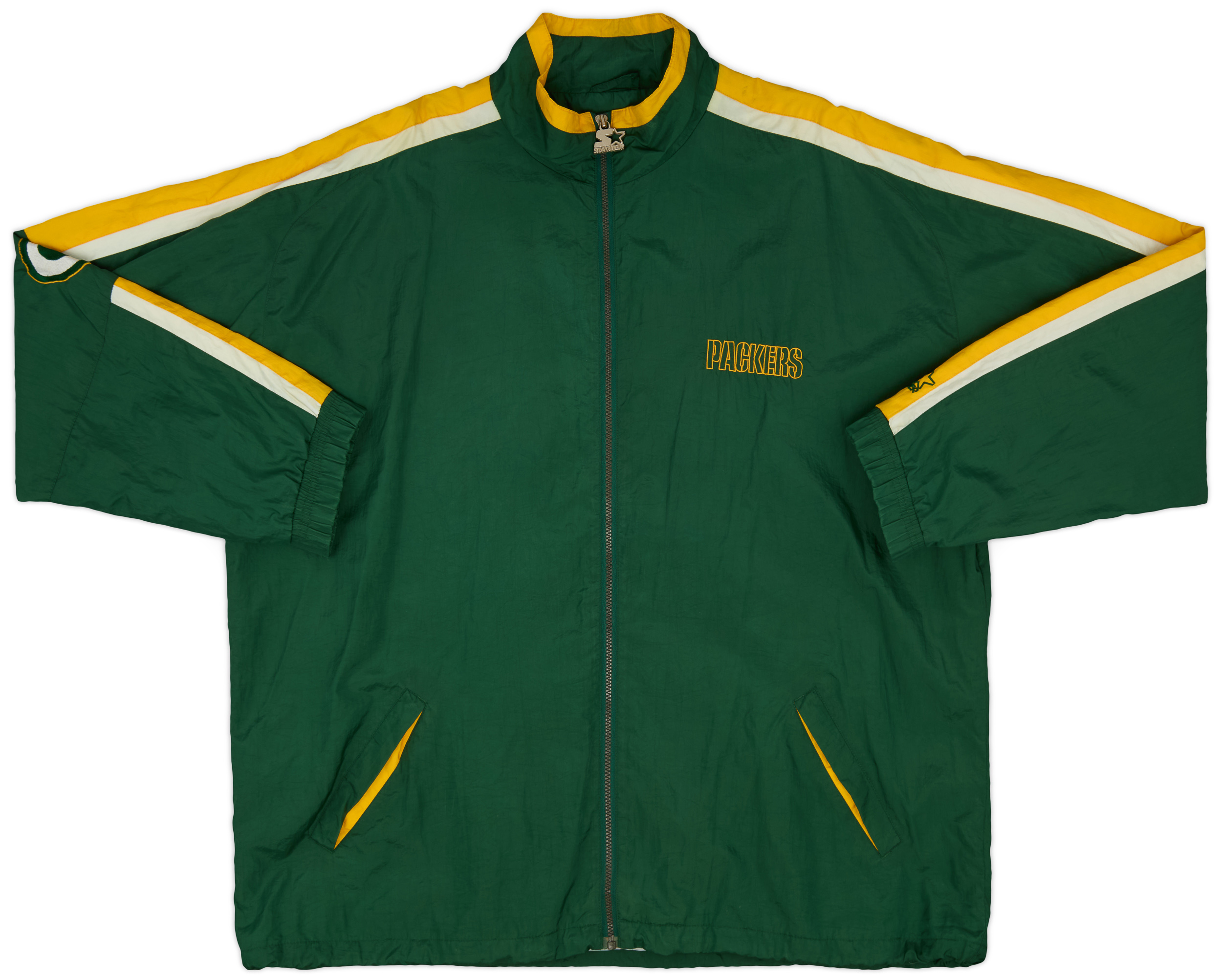 1990s Green Bay Packers Starter Rain Jacket - 8/10 - (3XL)
