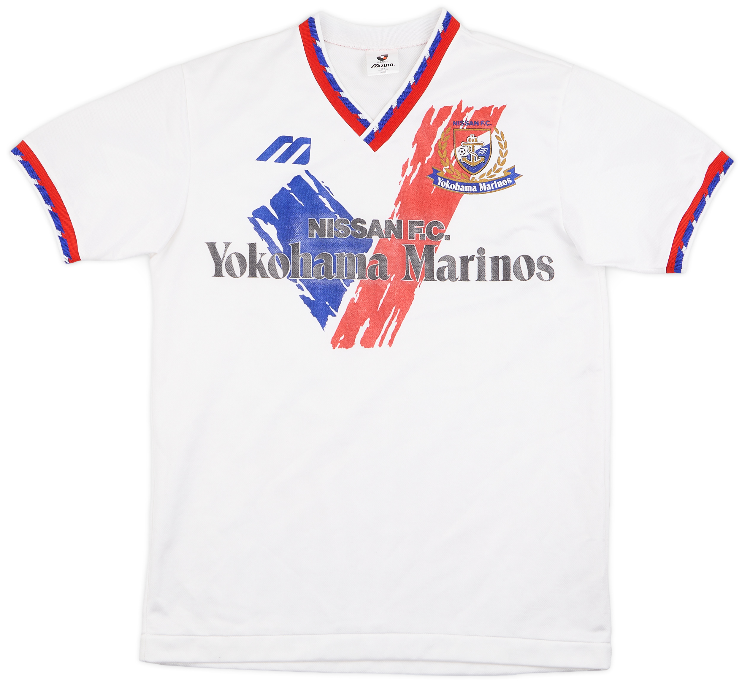 1993-94 Yokohama Marinos Mizuno Training Shirt - 10/10 - (L)