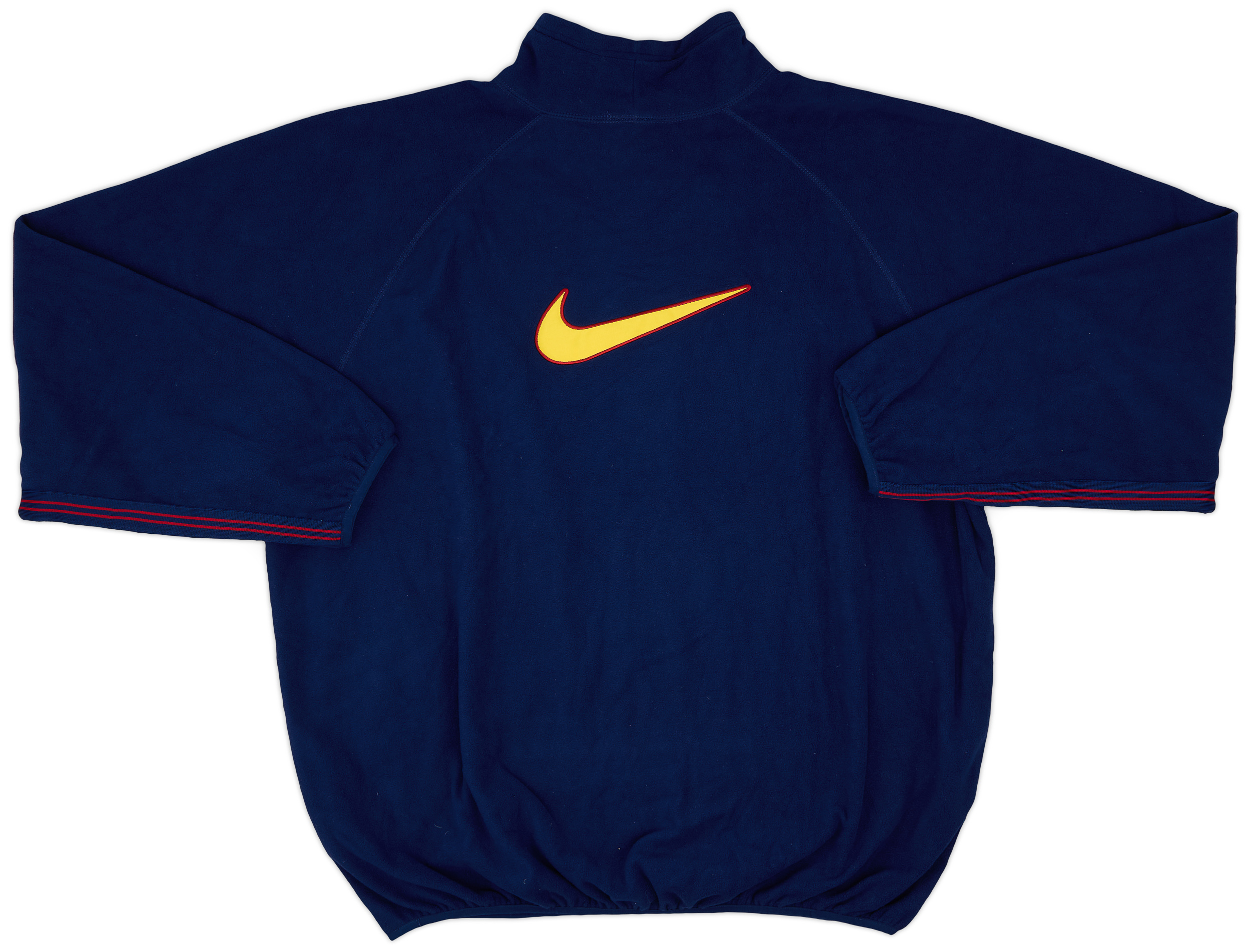 FC Barcelona Nike スウェット ネイビー 1998-00 Barcelona Nike Fleece (XL)