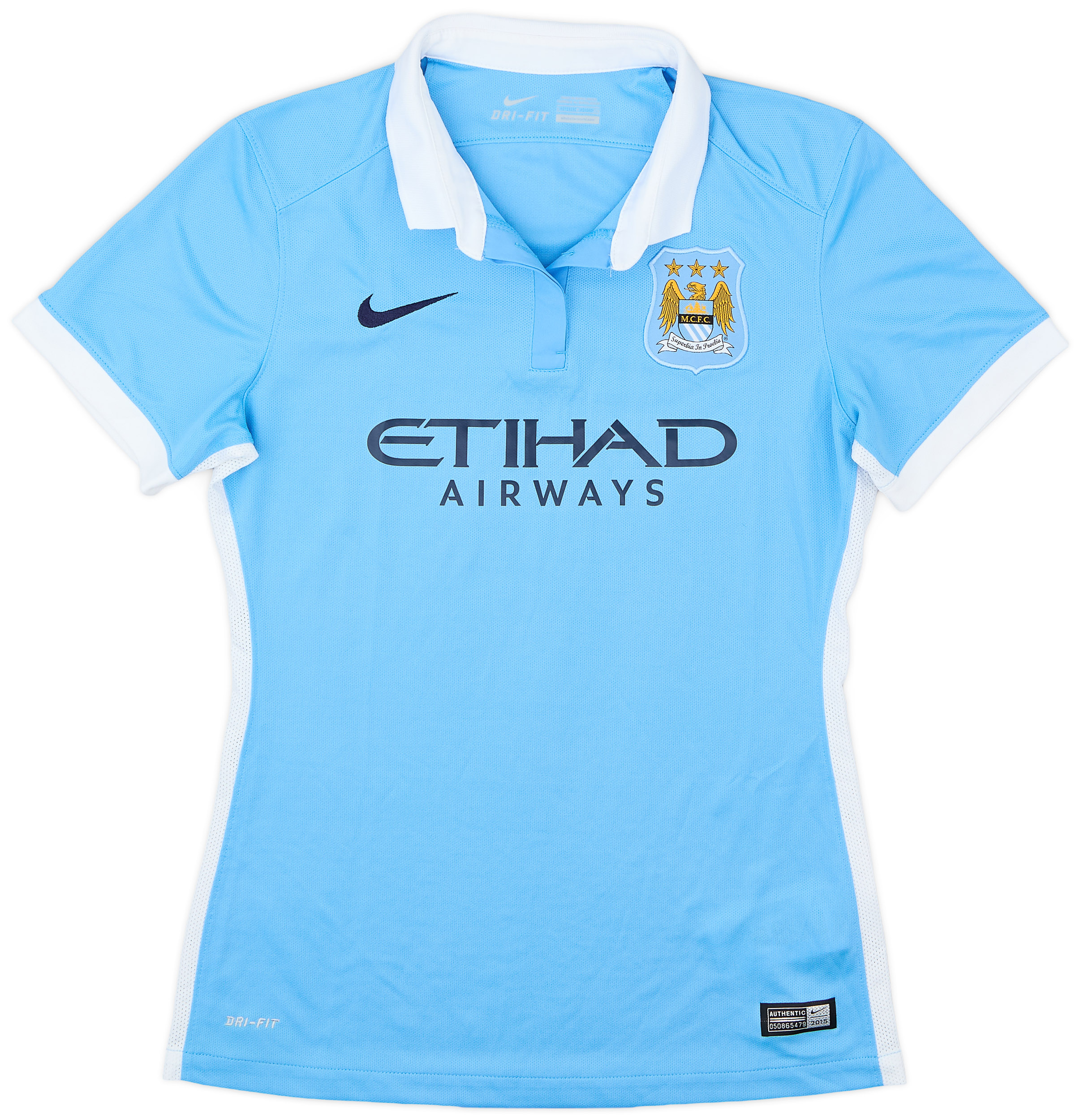 2015-16 Manchester City Home Shirt - 9/10 - (Women 