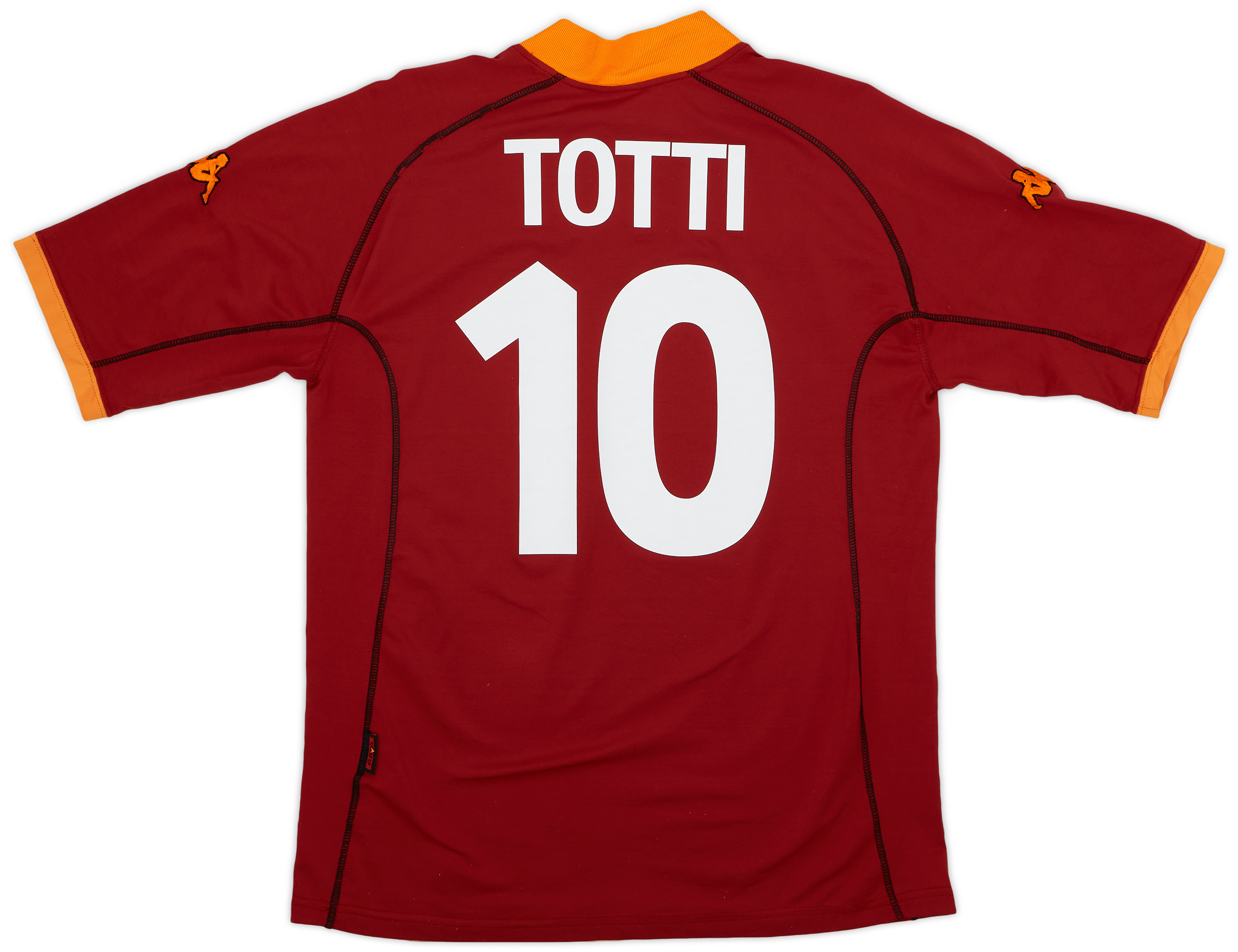 2001-02 Roma Home Shirt Totti #10 - 6/10 - (XL) 2001-02 Roma Home Shirt Totti #10 - 6/10 - (XL)