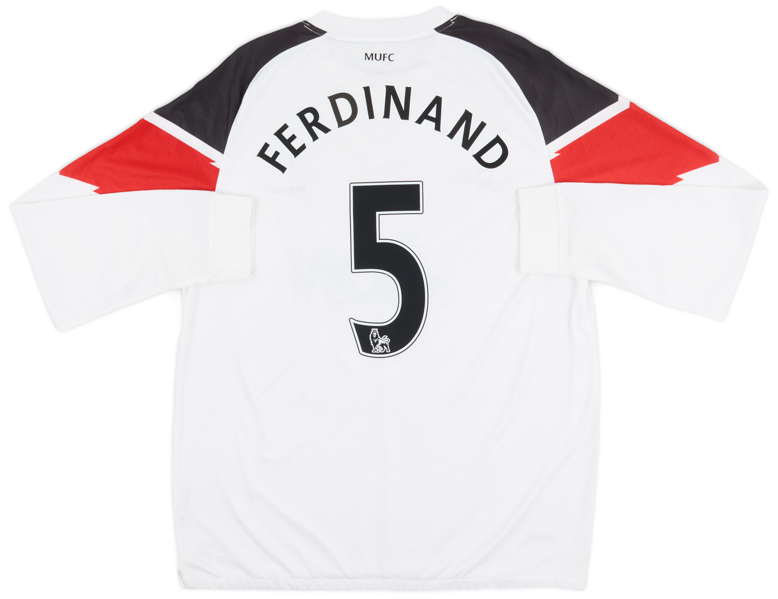 2010-12 Manchester United Away L/S Shirt Ferdinand #5 - 8/10 - (XL)