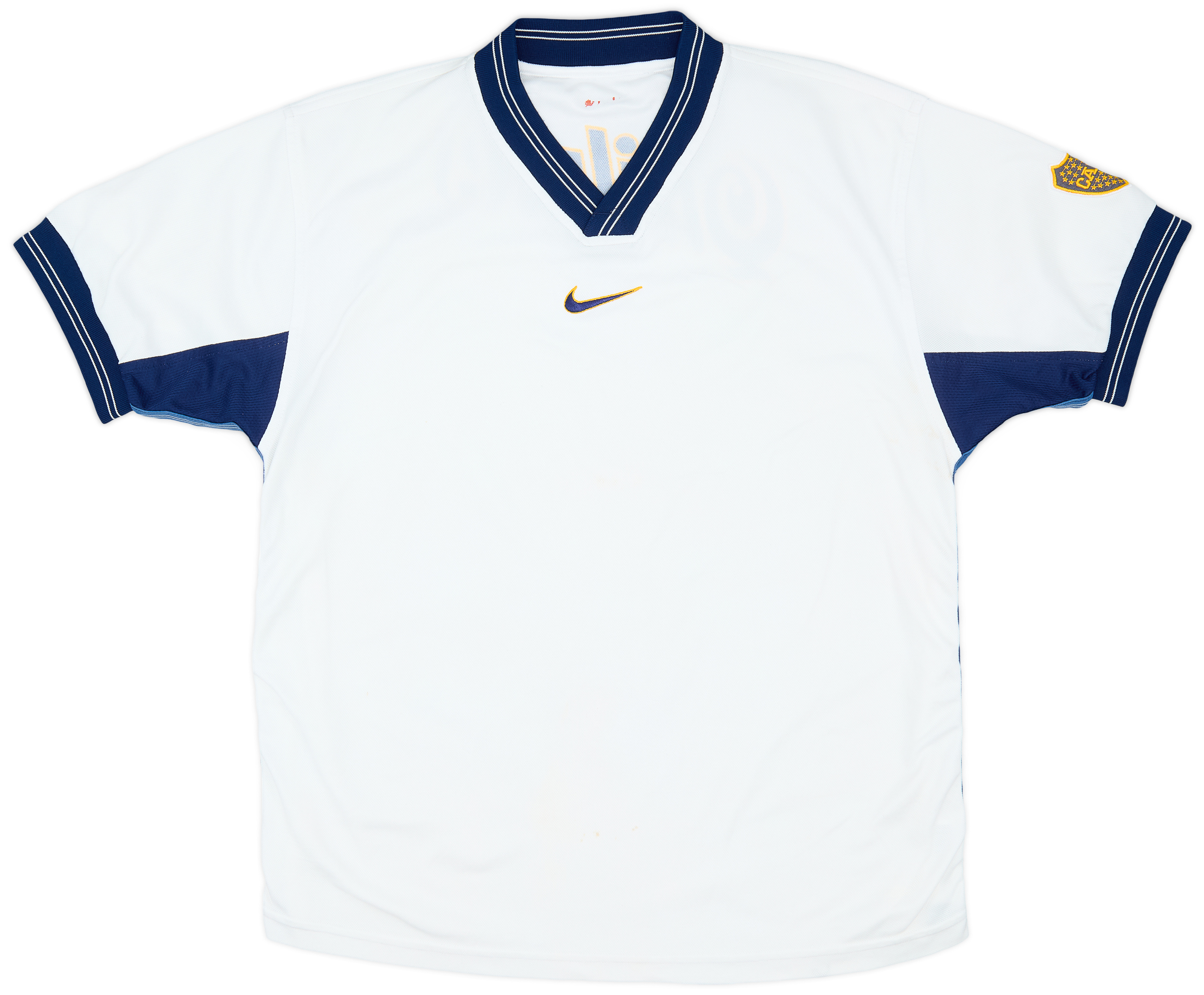 VTG Nike BOCA JUNIORS 1998-1999 Home Soccer Jersey XS Fits