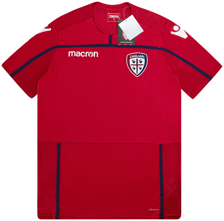 2018-19 Cagliari Macron Training Shirt - NEW