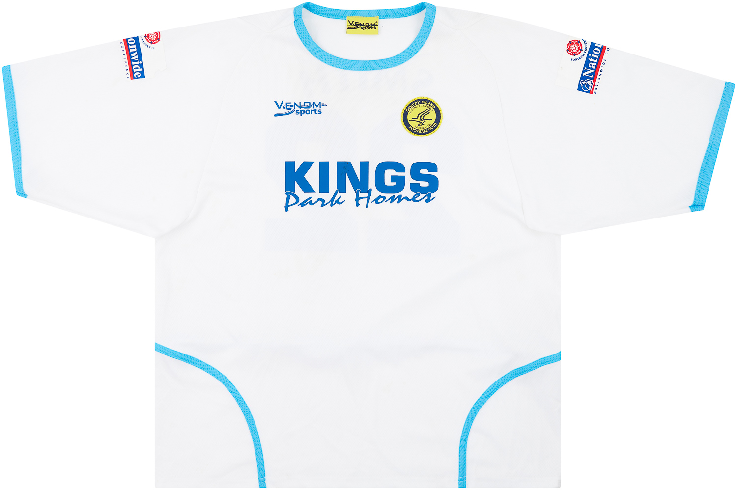 2004-05 Canvey Island Match Issue Away Shirt Smith #22