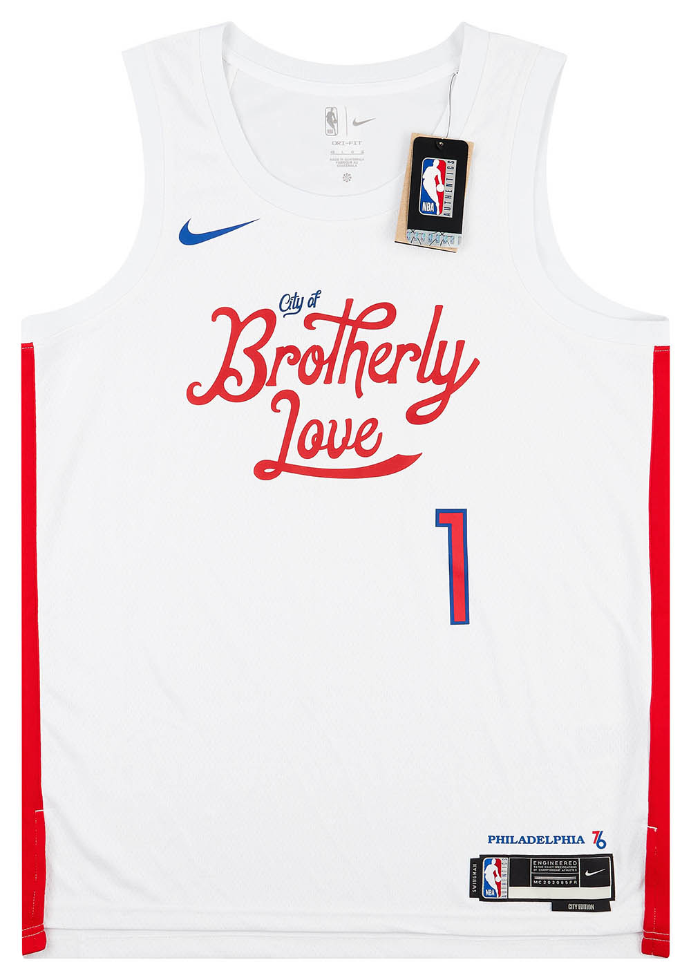 2022-23 Philadelphia 76ers Harden #1 Nike Swingman Alternate Jersey (L)