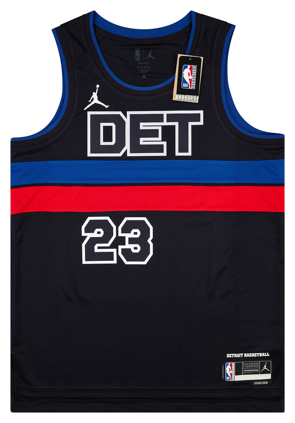2022-23 Detroit Pistons Ivey #23 Jordan Swingman Alternate Jersey (M)