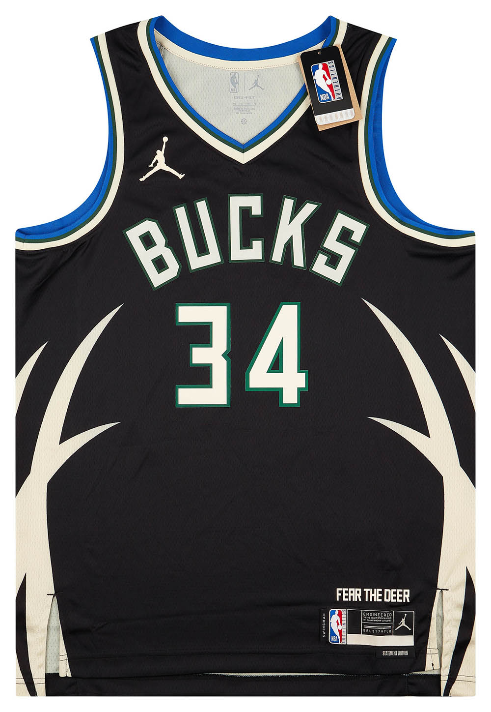 2023 Season NBA Milwaukee Bucks Home White #34 Jersey-311