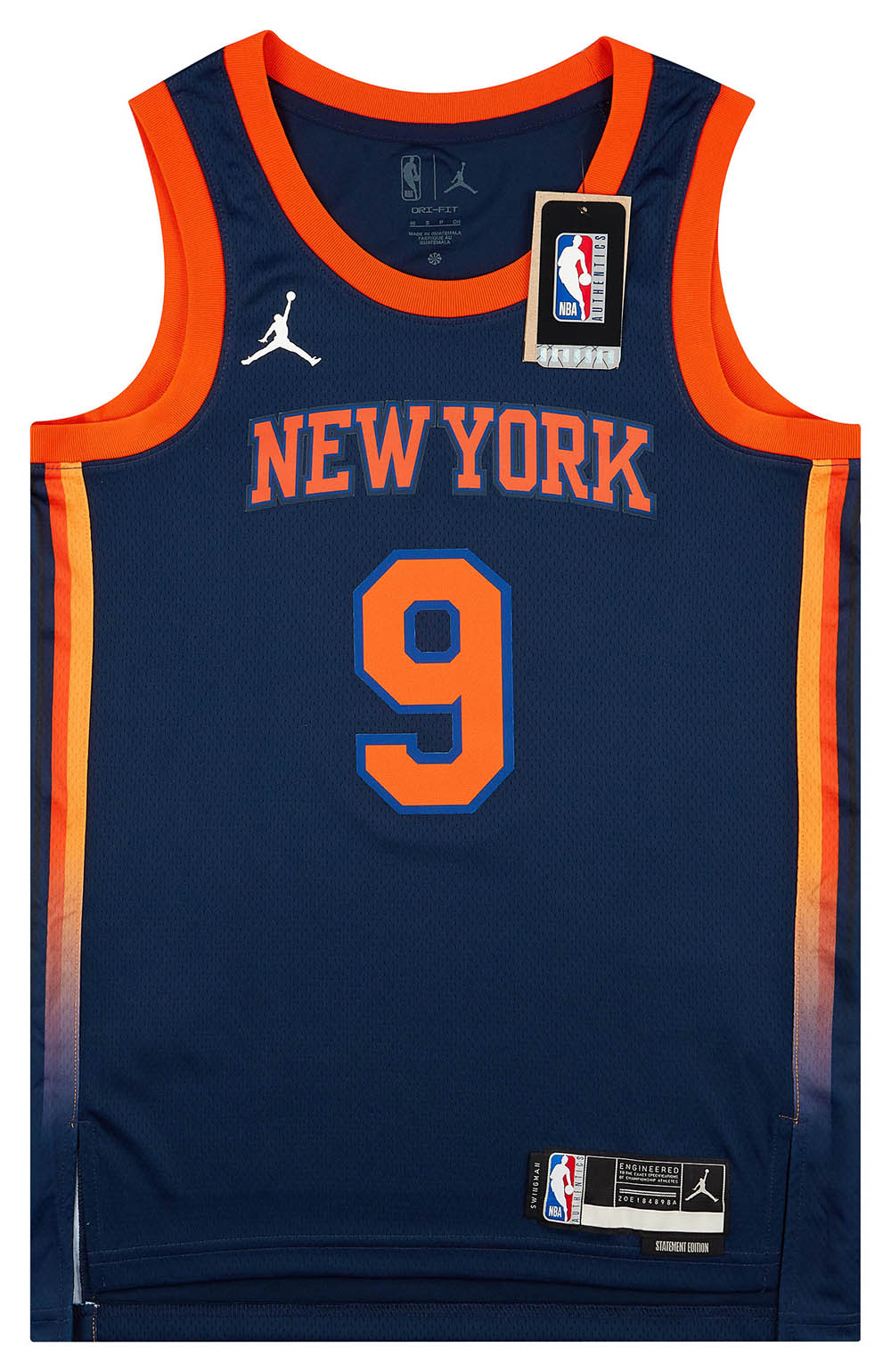2022 23 New York Knicks Barrett 9 Jordan Swingman Alternate Jersey S