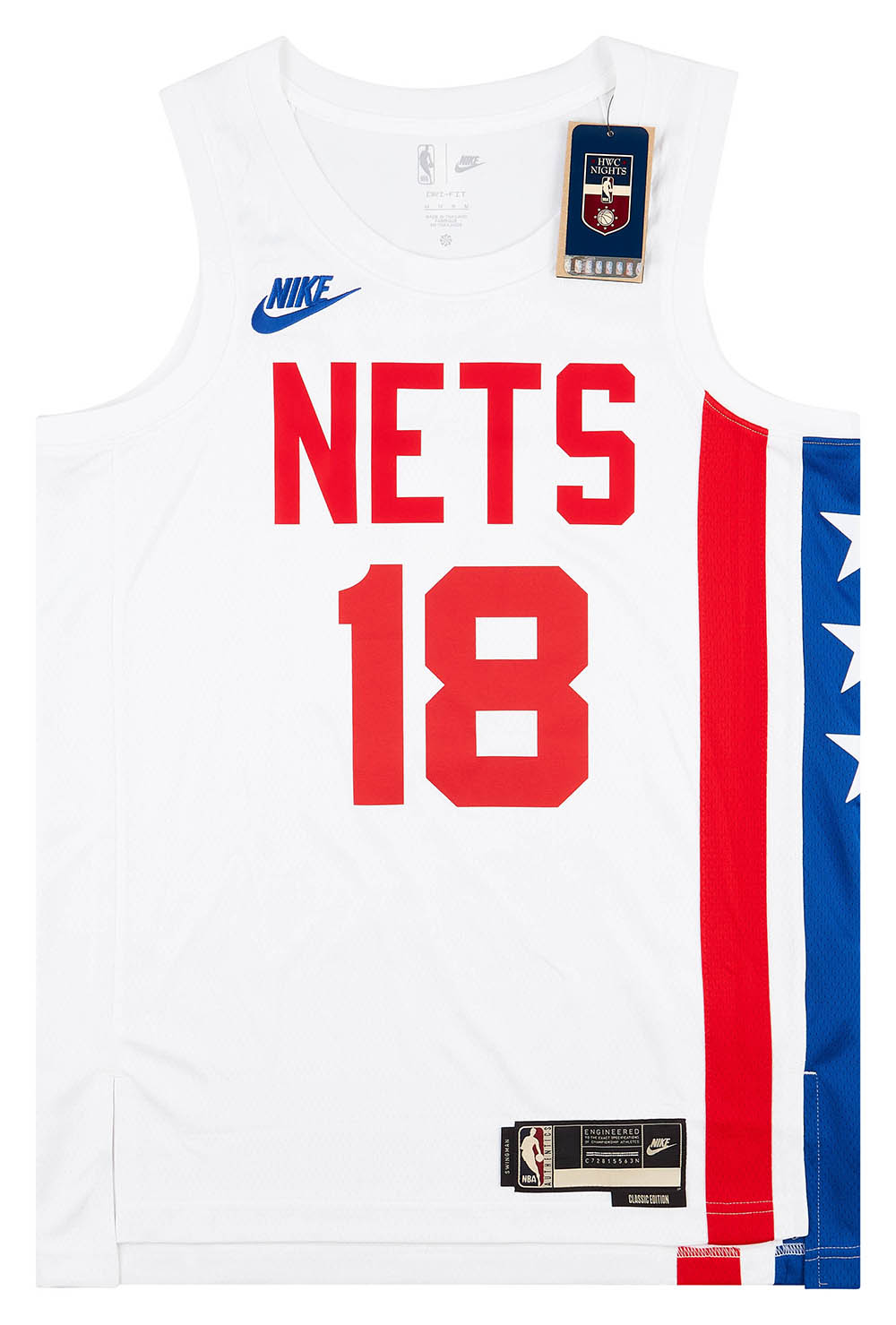 202223 Brooklyn Nets Watanabe 18 Nike Swingman Classic Jersey (3XL)