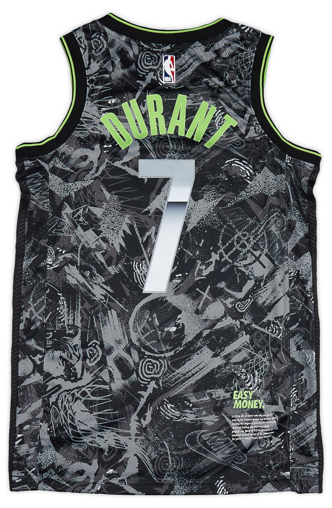 Basketball Easy Money Nike Shirt 2020-21 Brooklyn Nets Durant #7