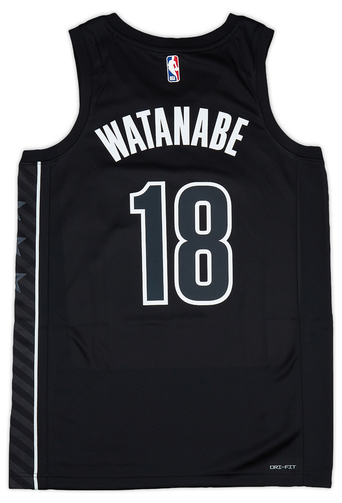 2022-23 Brooklyn Nets Watanabe #18 Jordan Swingman Alternate