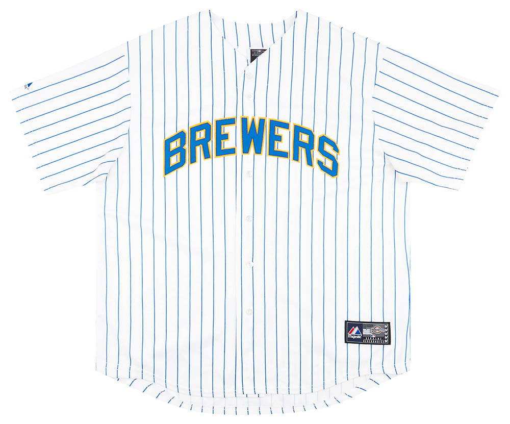2010 16 Milwaukee Brewers Majestic Home Jersey Very Good XXL