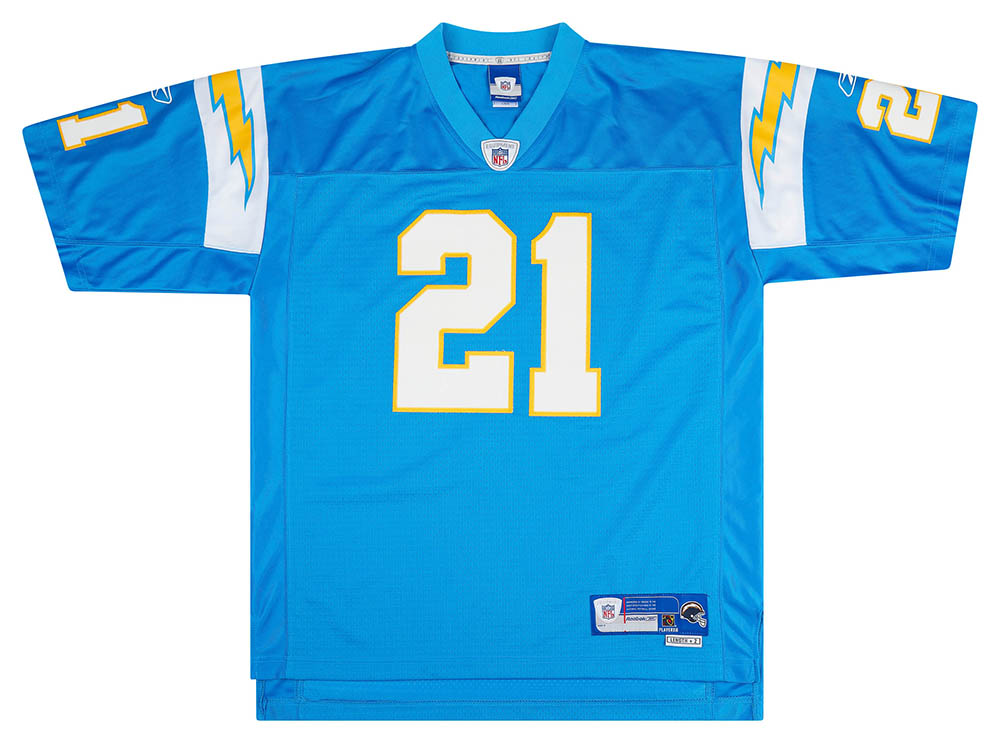 2005 06 San Diego Chargers Tomlinson 21 Reebok Premier Alternate Jersey Excellent L