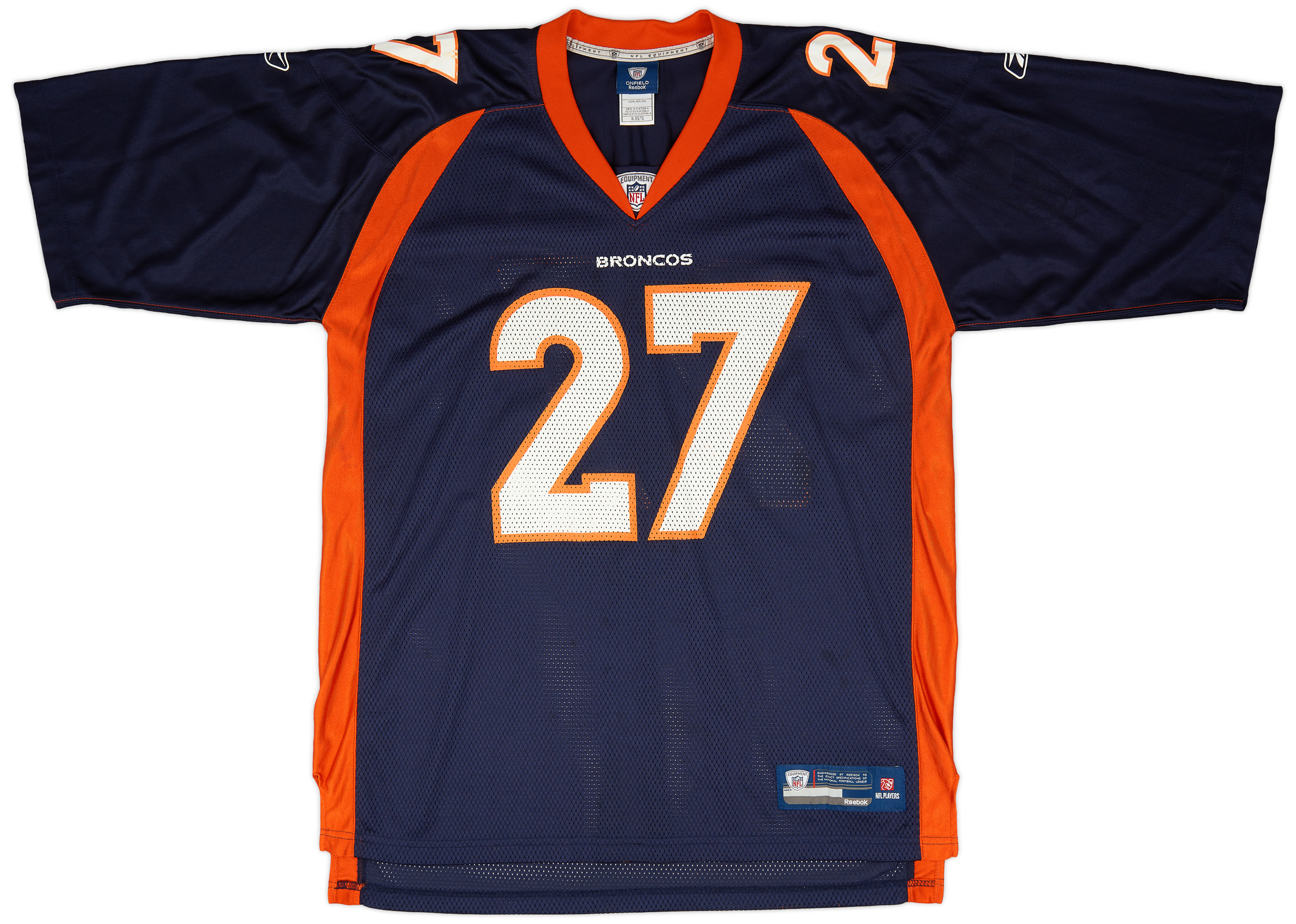 2009-11 Denver Broncos Moreno #27 Reebok On Field Home Jersey (Very Good) XL