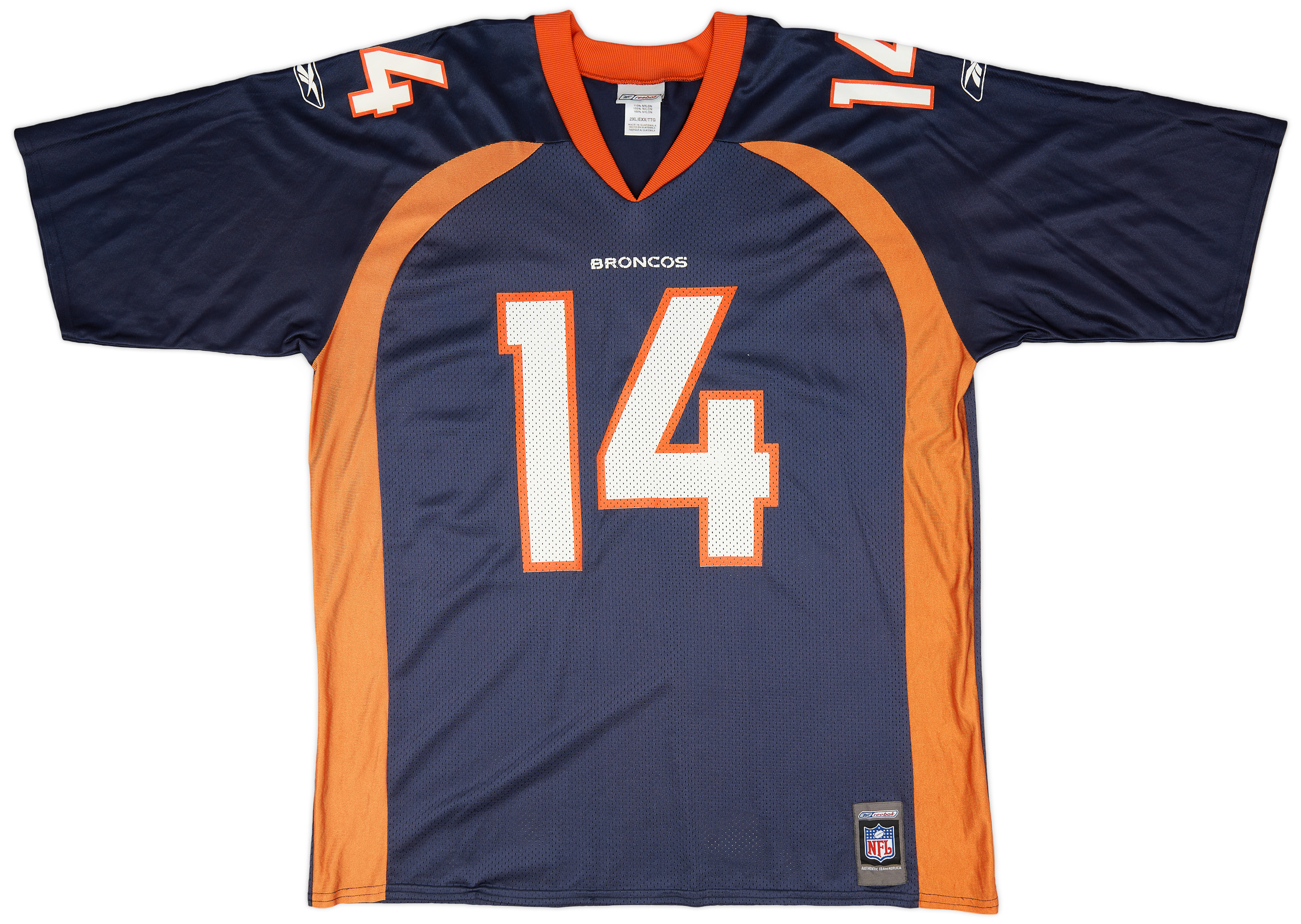 2001 Denver Broncos Griese #14 Reebok Home Jersey (Very Good) XXL