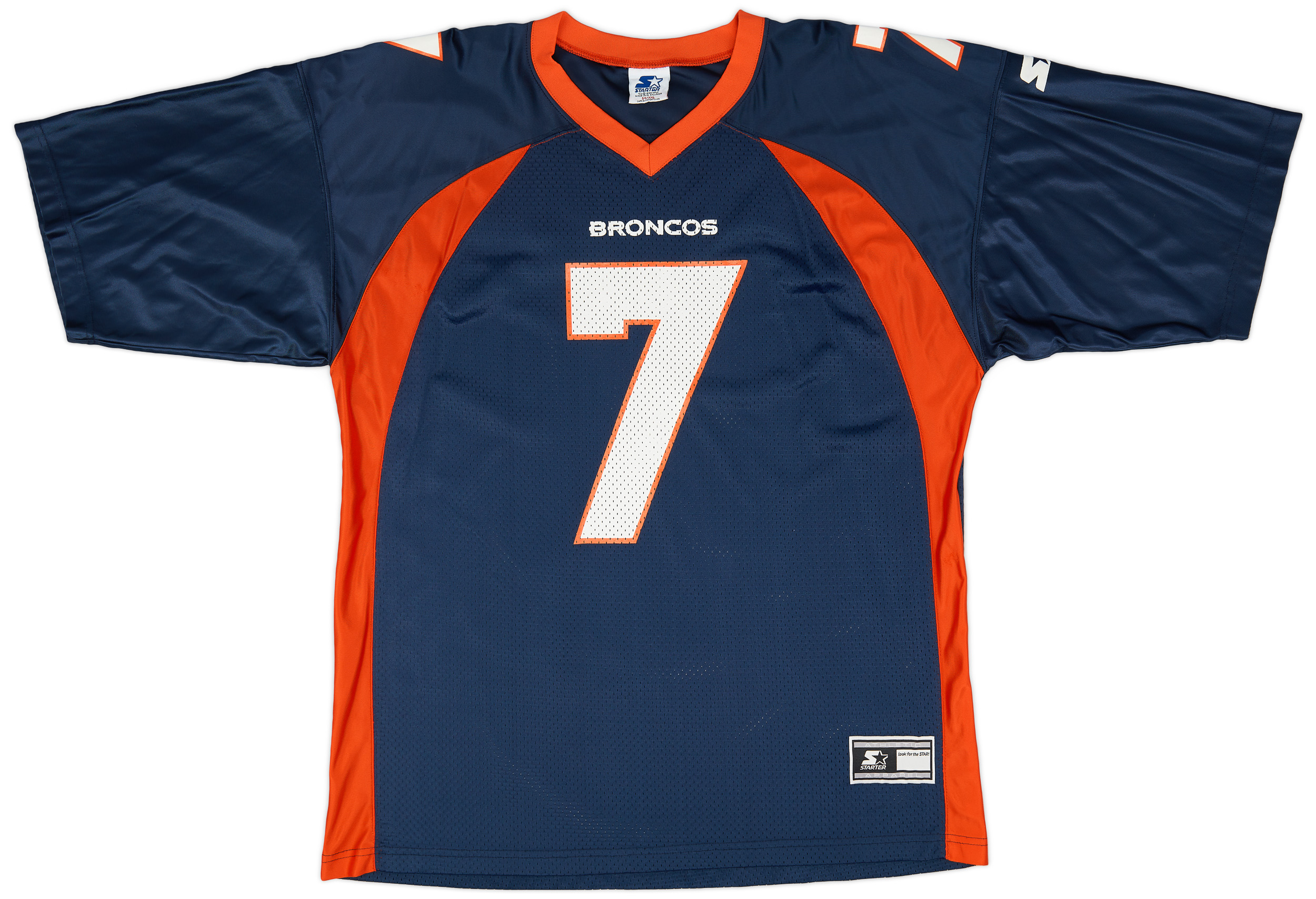 1997-98 Denver Broncos Elway #7 Starter Home Jersey (Excellent) XXL