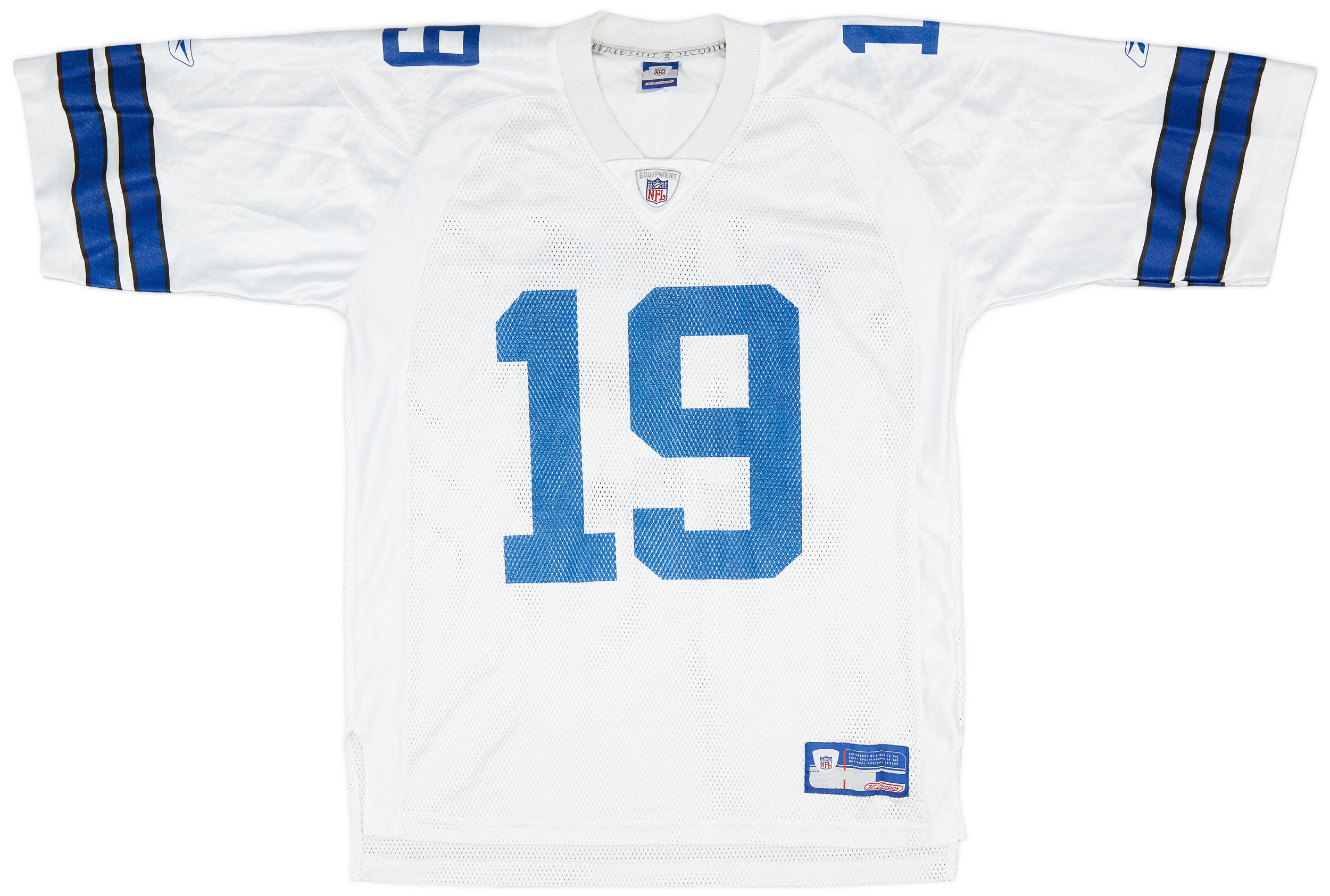 2004 Dallas Cowboys K. Johnson #19 Reebok On Field Away Jersey (Excellent) L