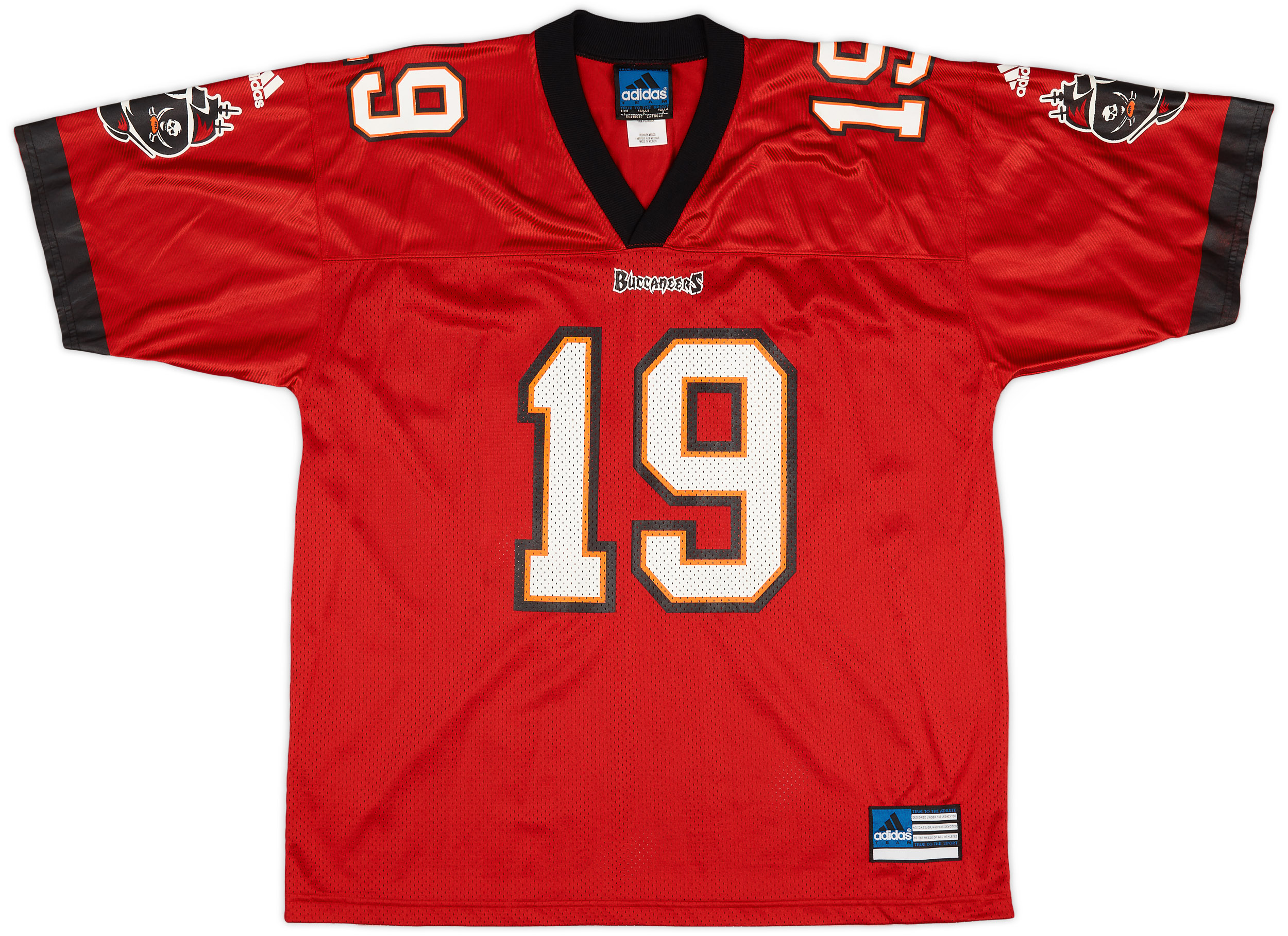 2000 Tampa Bay Buccaneers K. Johnson #19 adidas Home Jersey (Excellent) L