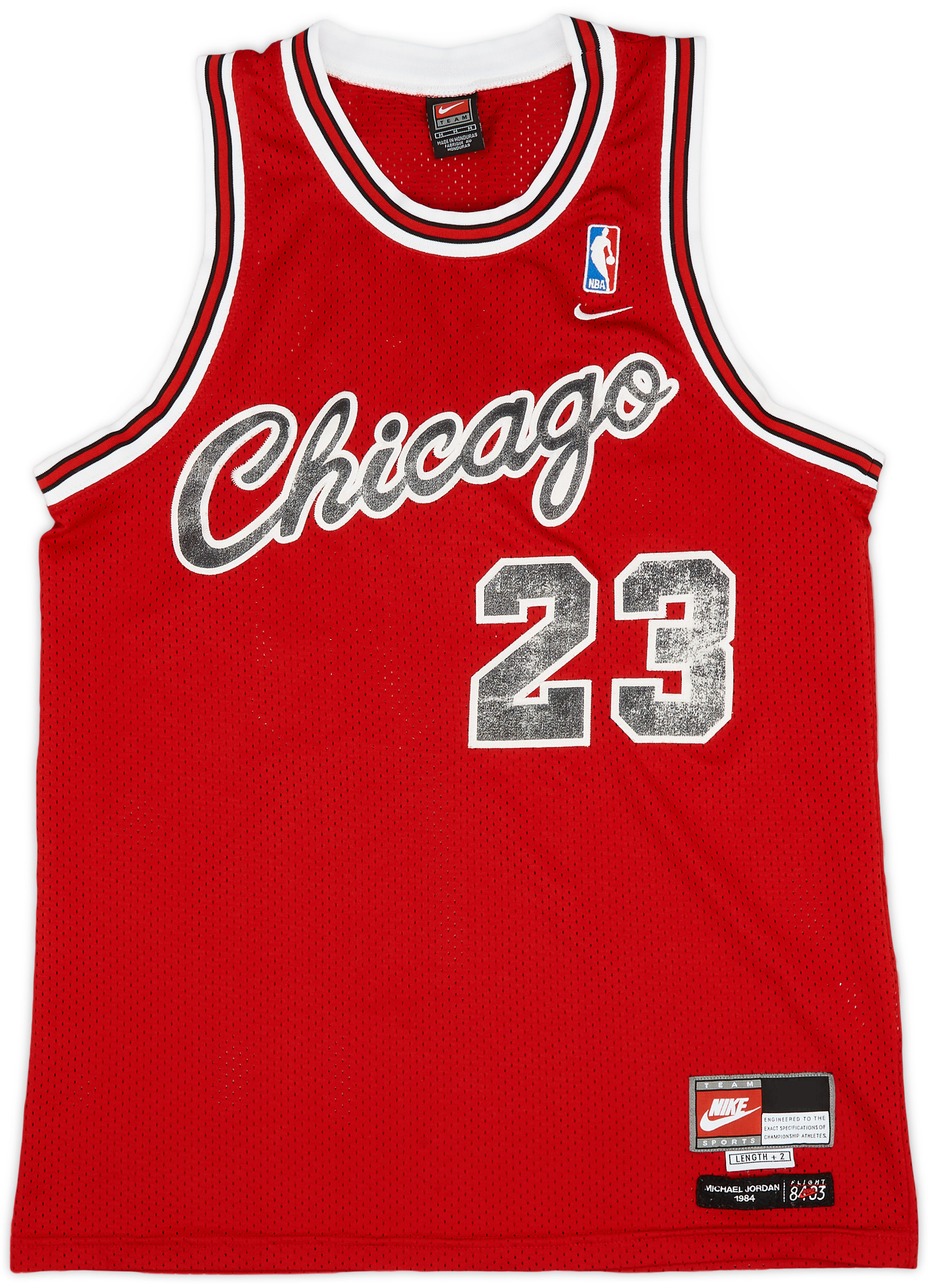 1984 Chicago Bulls Jordan 23 Nike Flight 8403 Swingman Away Jersey