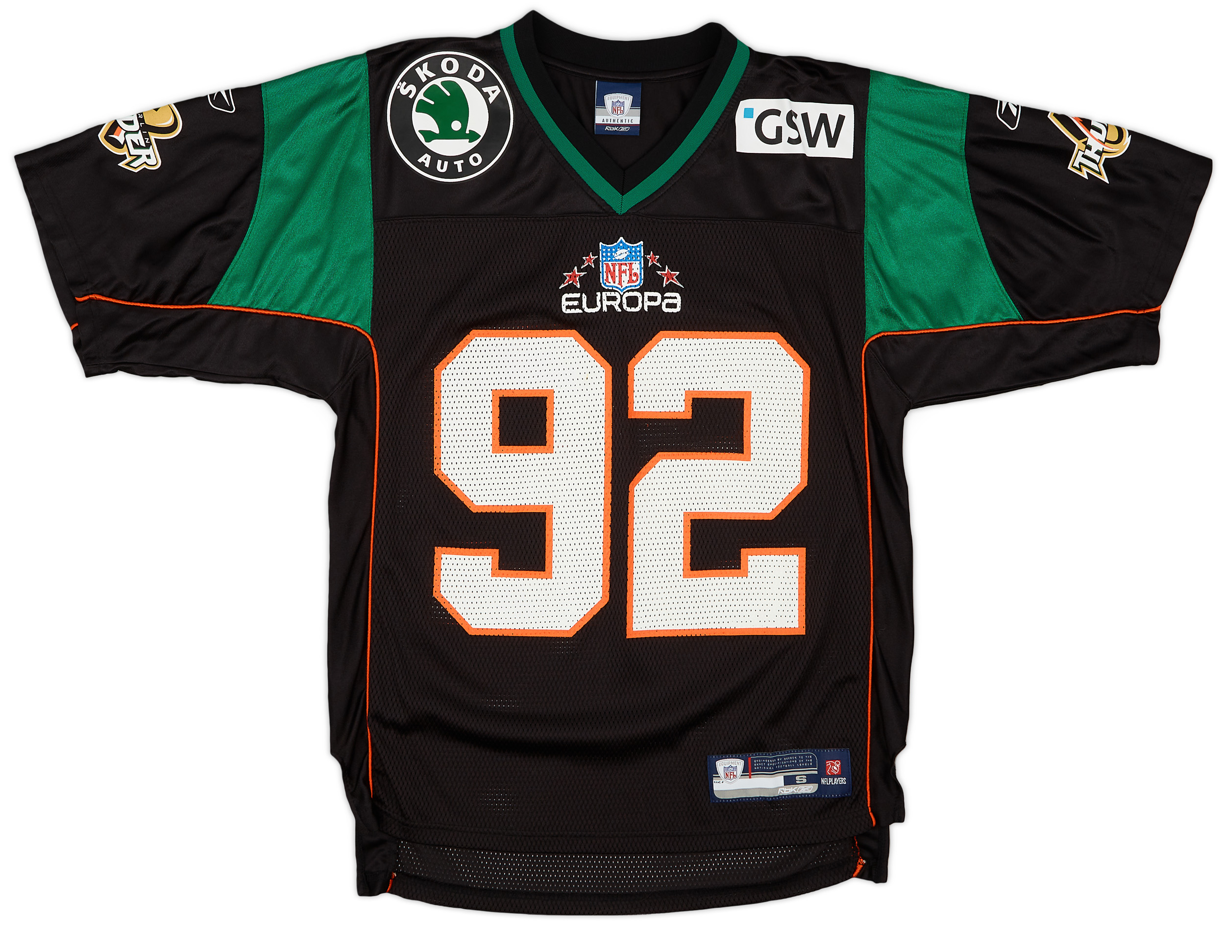 2007 Berlin Thunder Finke #92 Reebok Home Jersey (Excellent) S