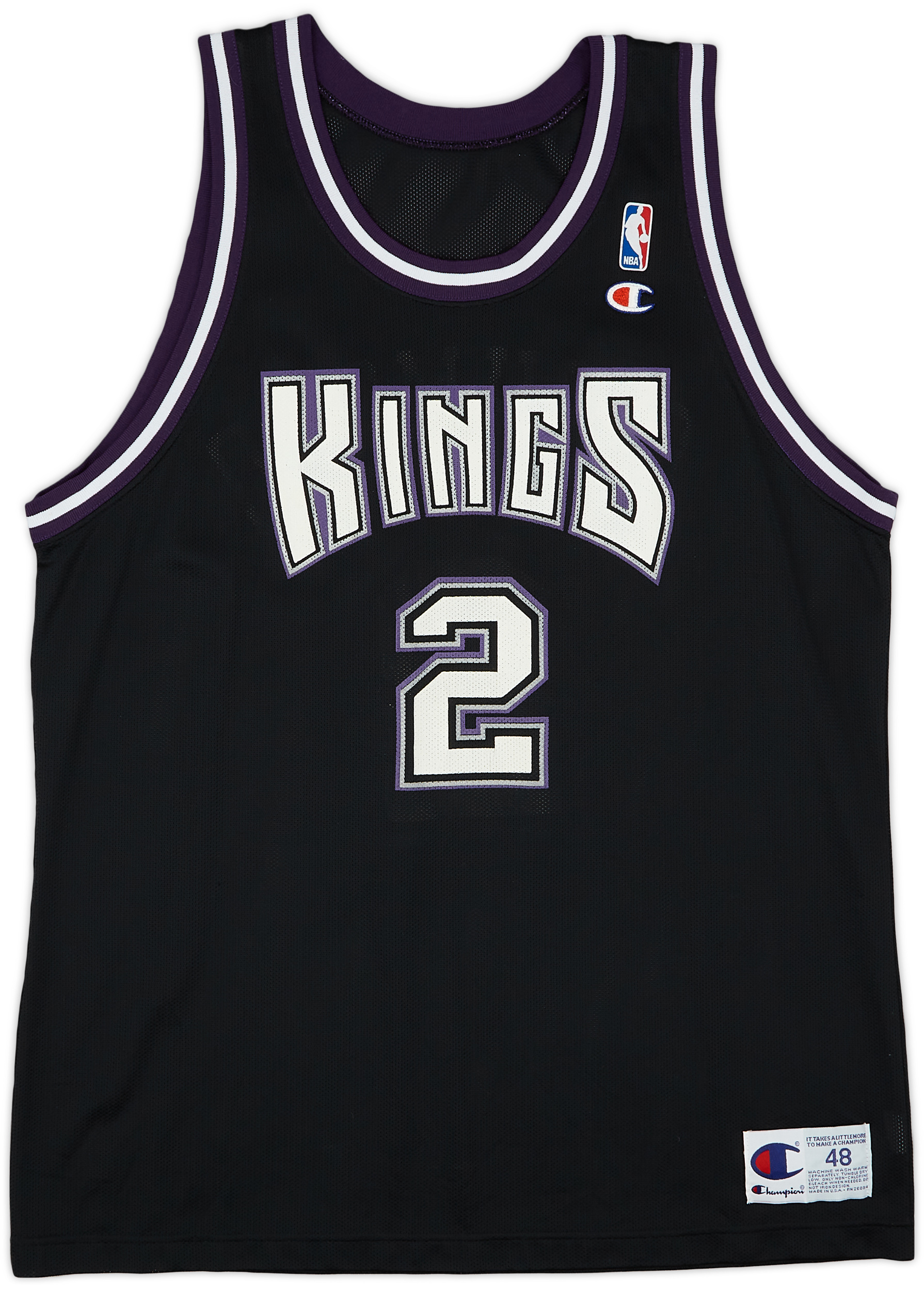 1994-95 Sacramento Kings Richmond #2 Champion Away Jersey (Excellent) XL