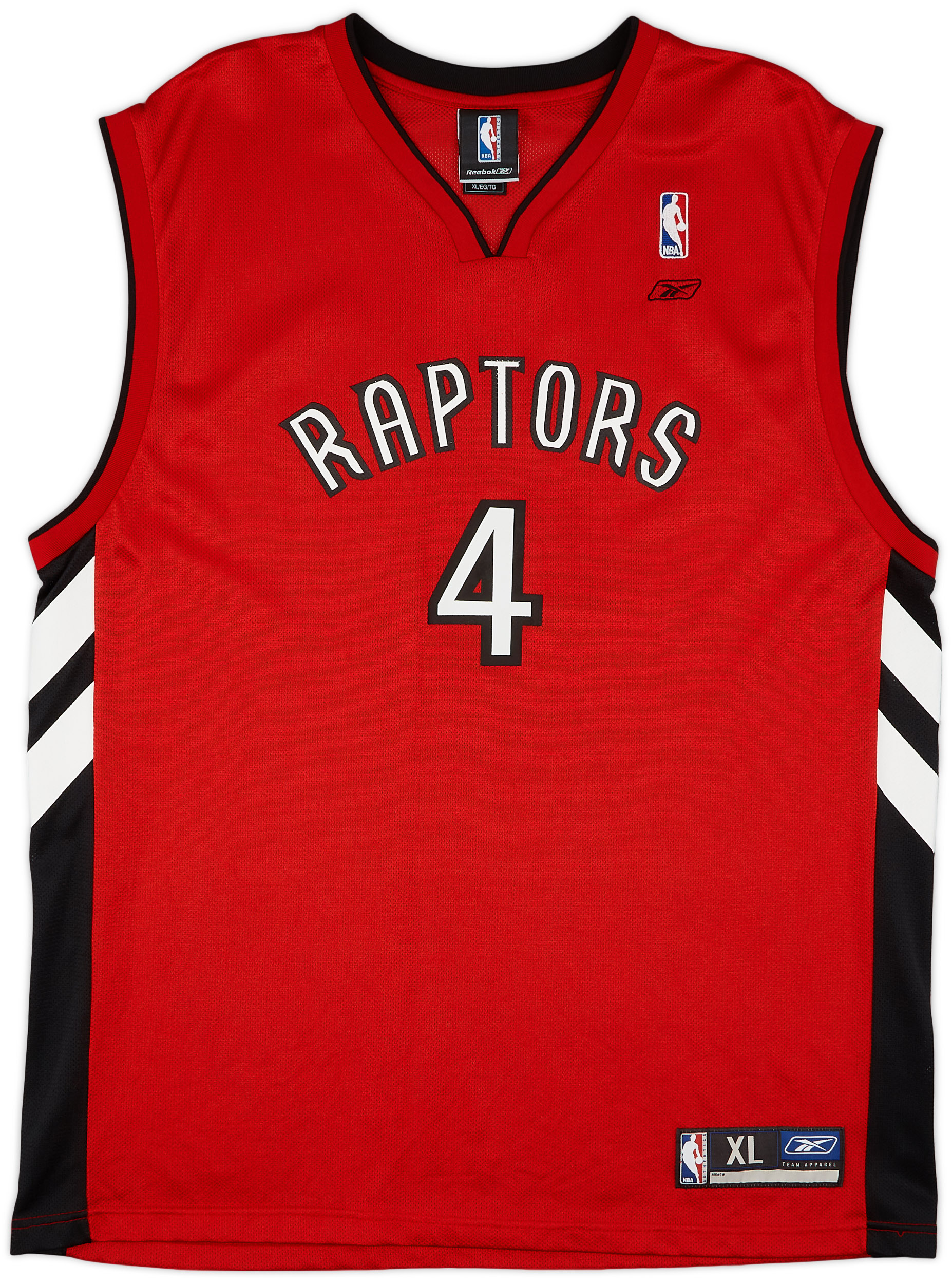 2003-06 Toronto Raptors Bosh #4 Reebok Alternate Jersey (Excellent) XL