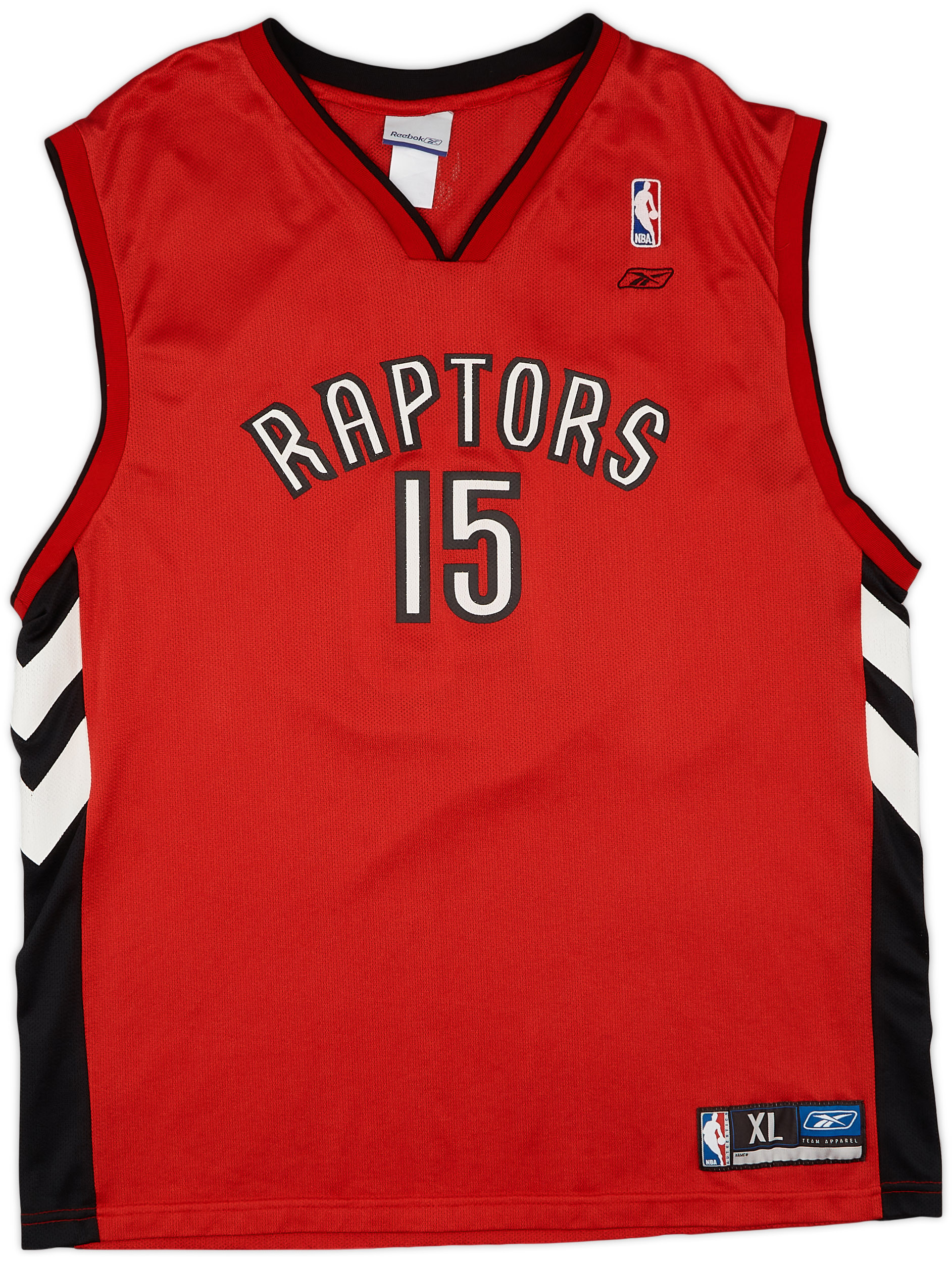 2003-04 Toronto Raptors Carter #15 Reebok Alternate Jersey (Very Good) XL