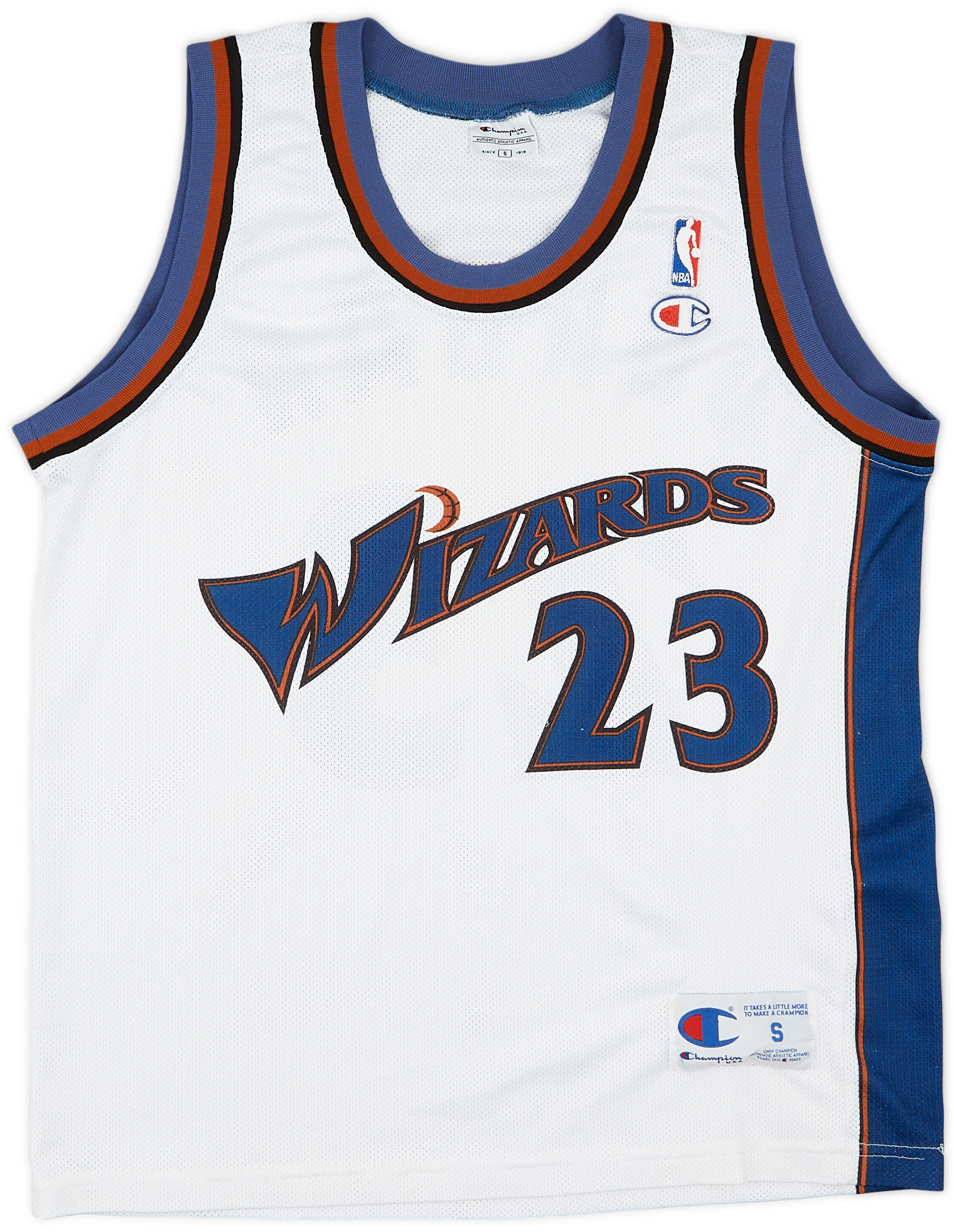 2001-03 Washington Wizards Jordan #23 Champion Home Jersey