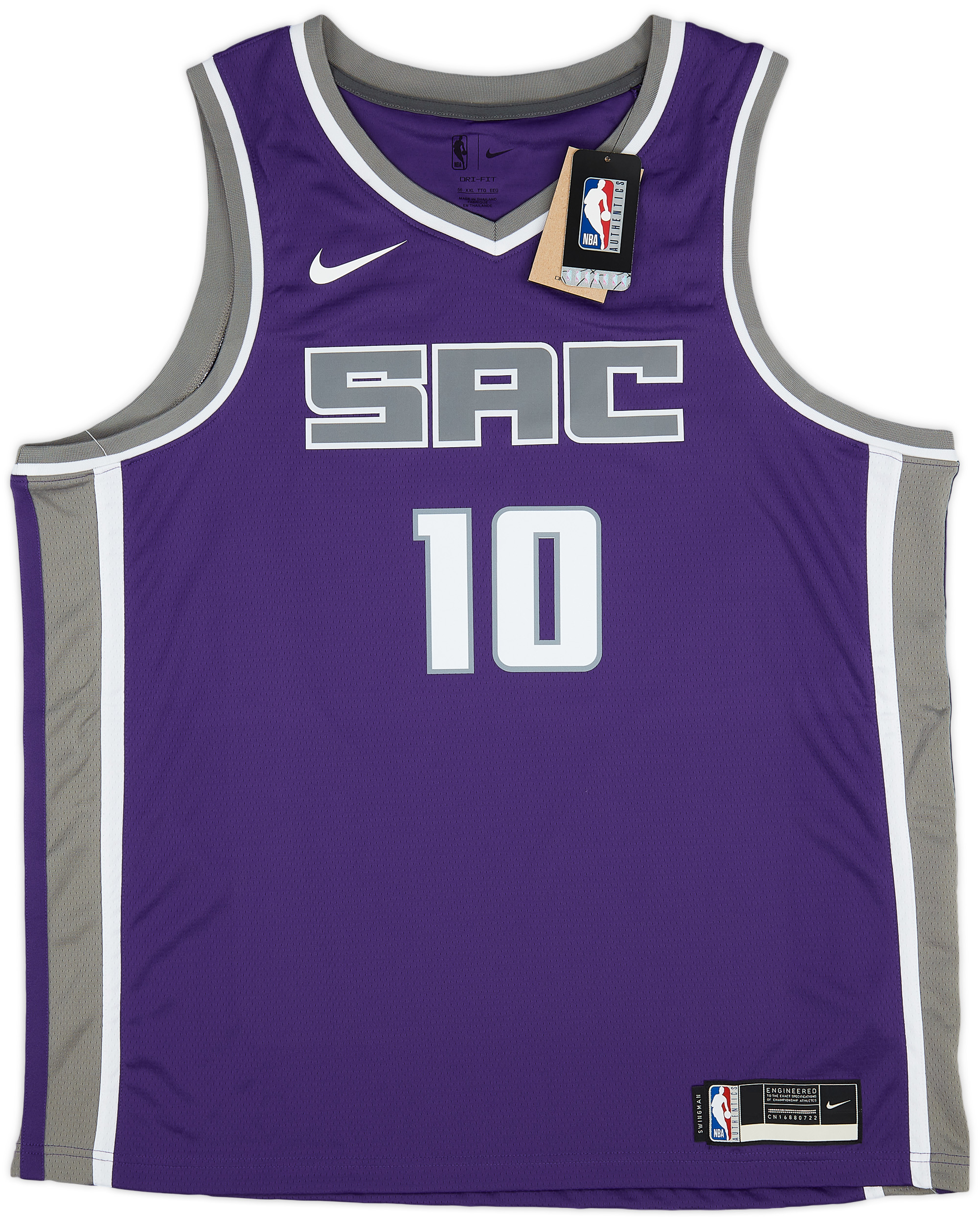 2022-23 Sacramento Kings Sabonis #10 Nike Swingman Away Jersey (XXL)