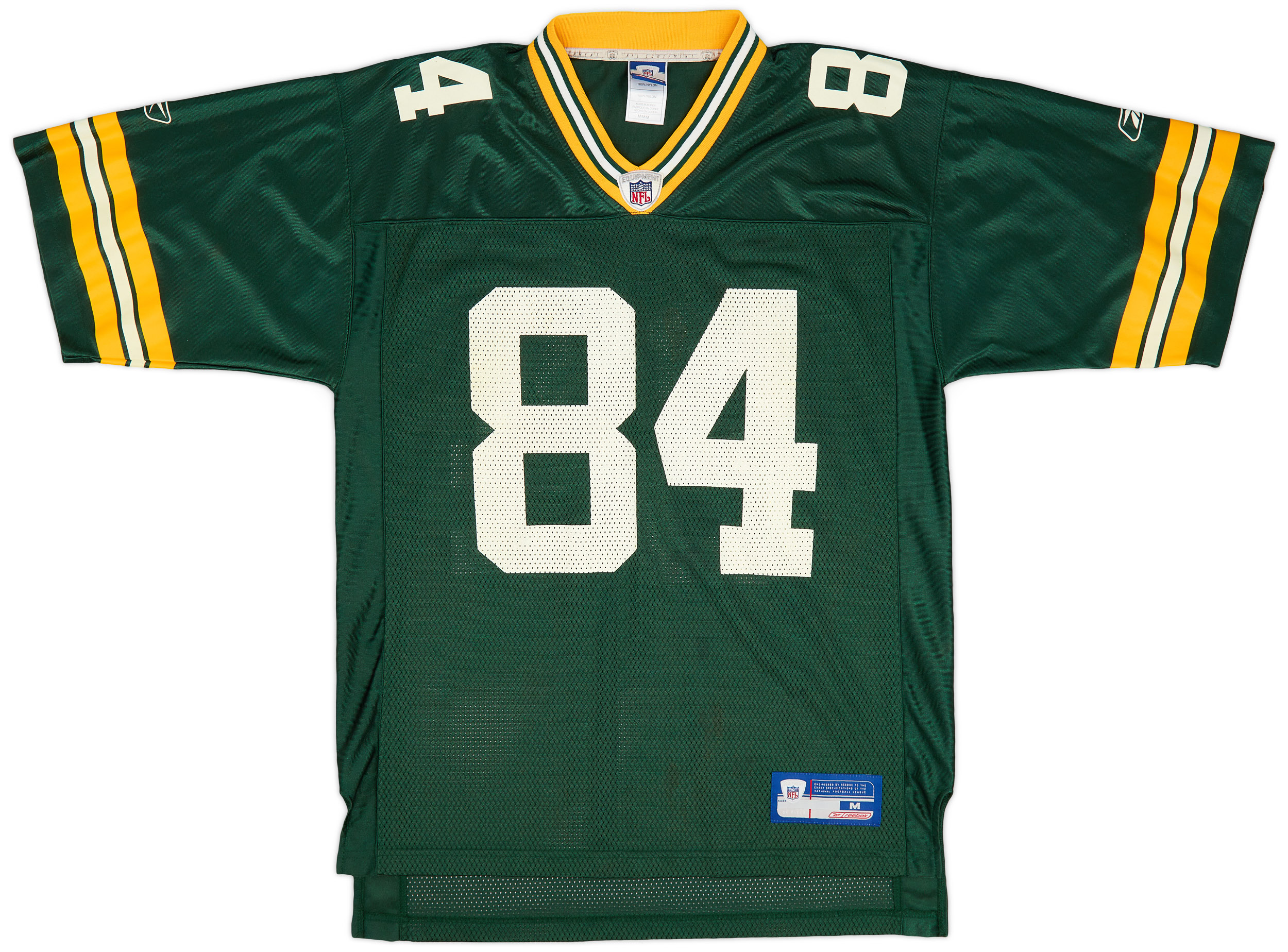2002-04 Green Bay Packers Walker #84 Reebok On Field Home Jersey (Excellent) M