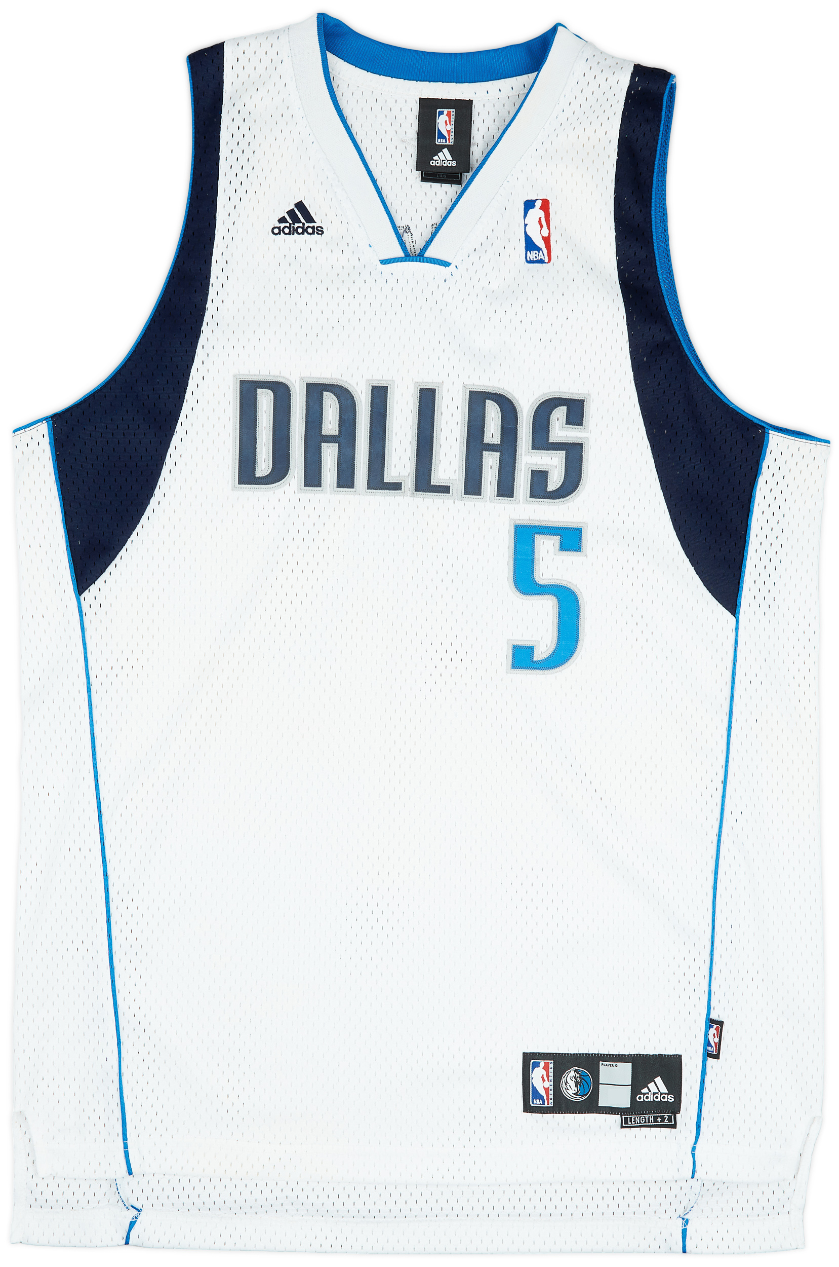 2006-10 Dallas Mavericks Howard #5 adidas Swingman Home Jersey (Good) L