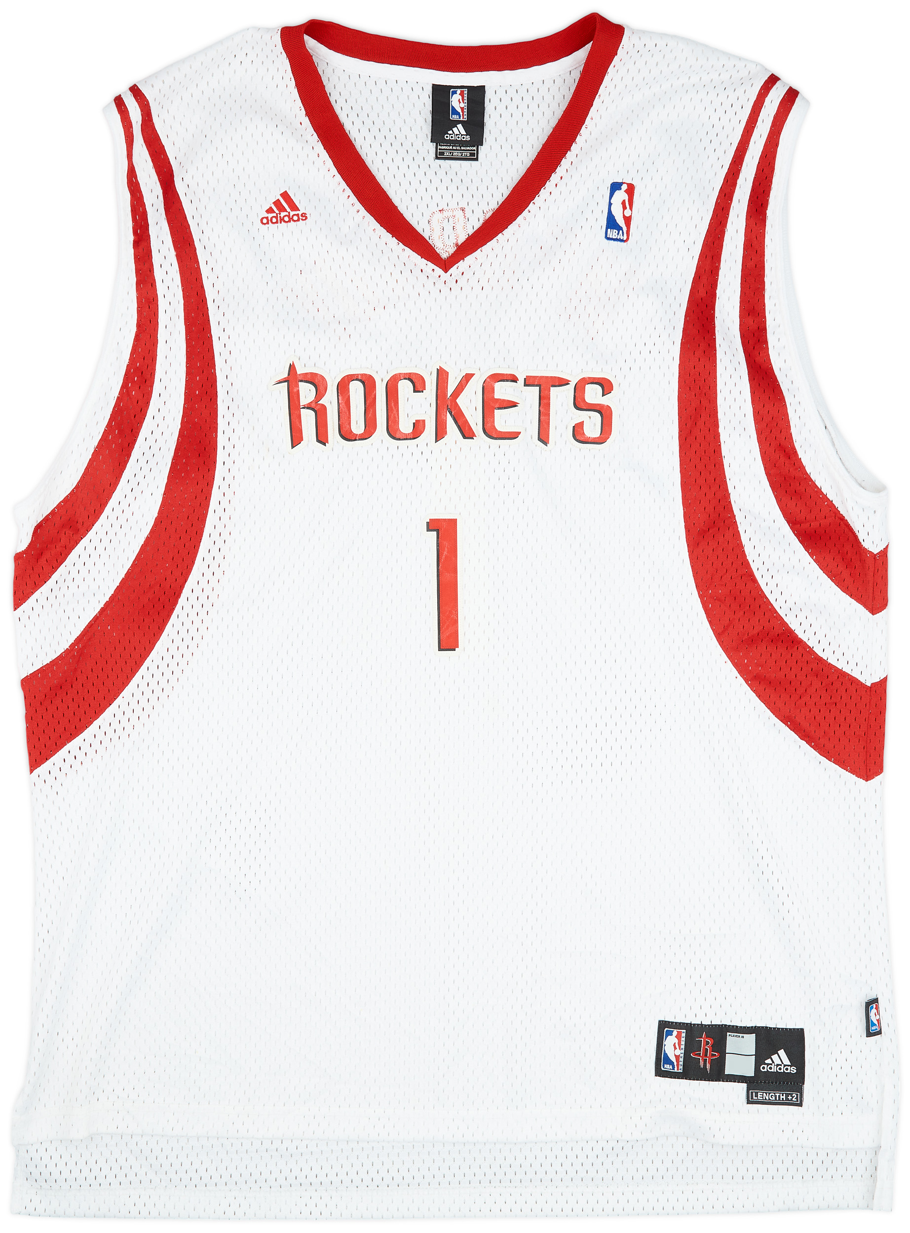 2006-10 Houston Rockets McGrady #1 adidas Swingman Home Jersey