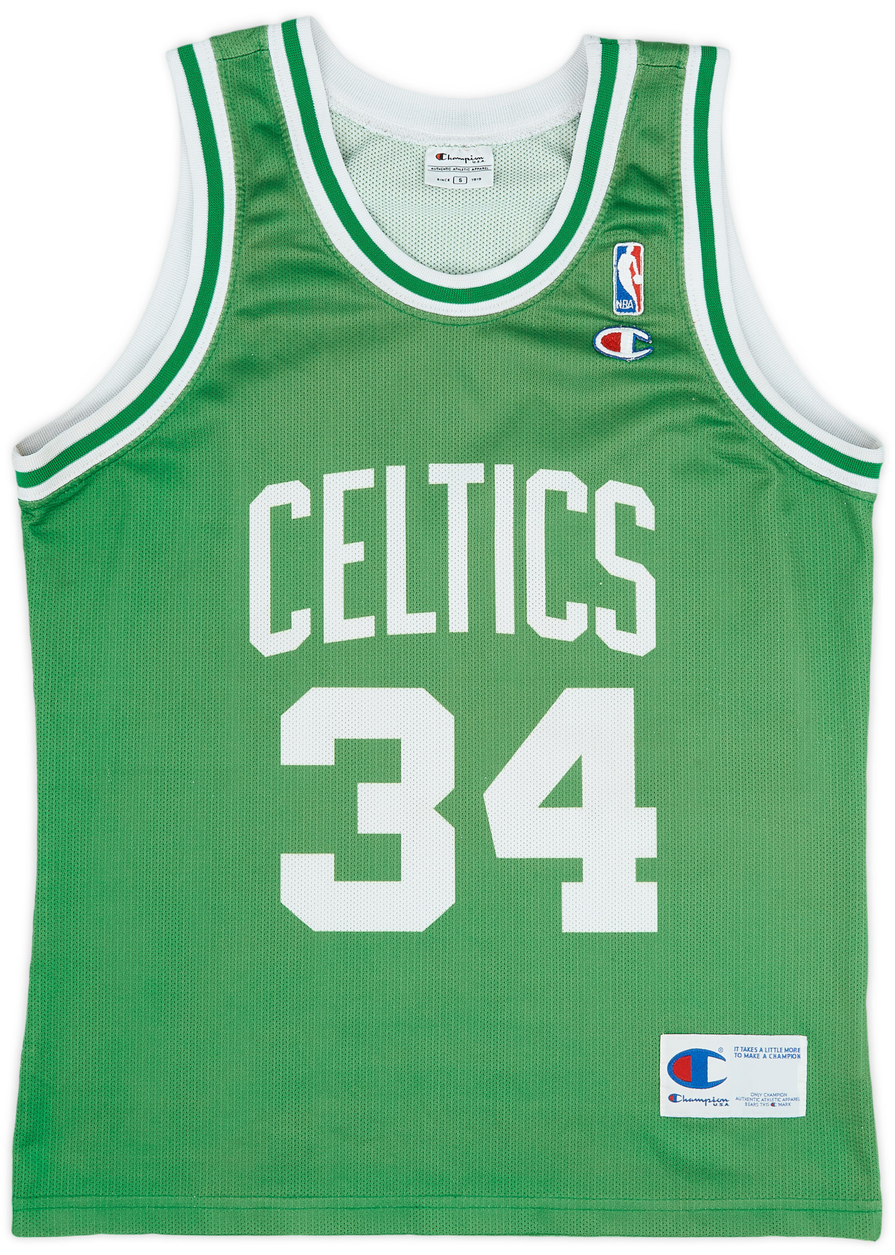 1998-10 Boston Celtics Pierce #34 Champion Away Jersey (Very Good) S