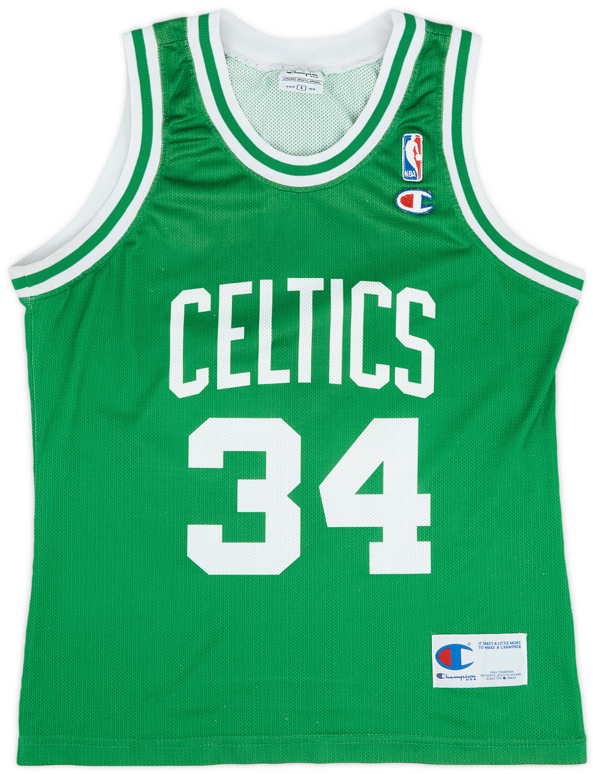 1998-10 Boston Celtics Pierce #34 Champion Away Jersey (Very Good) S