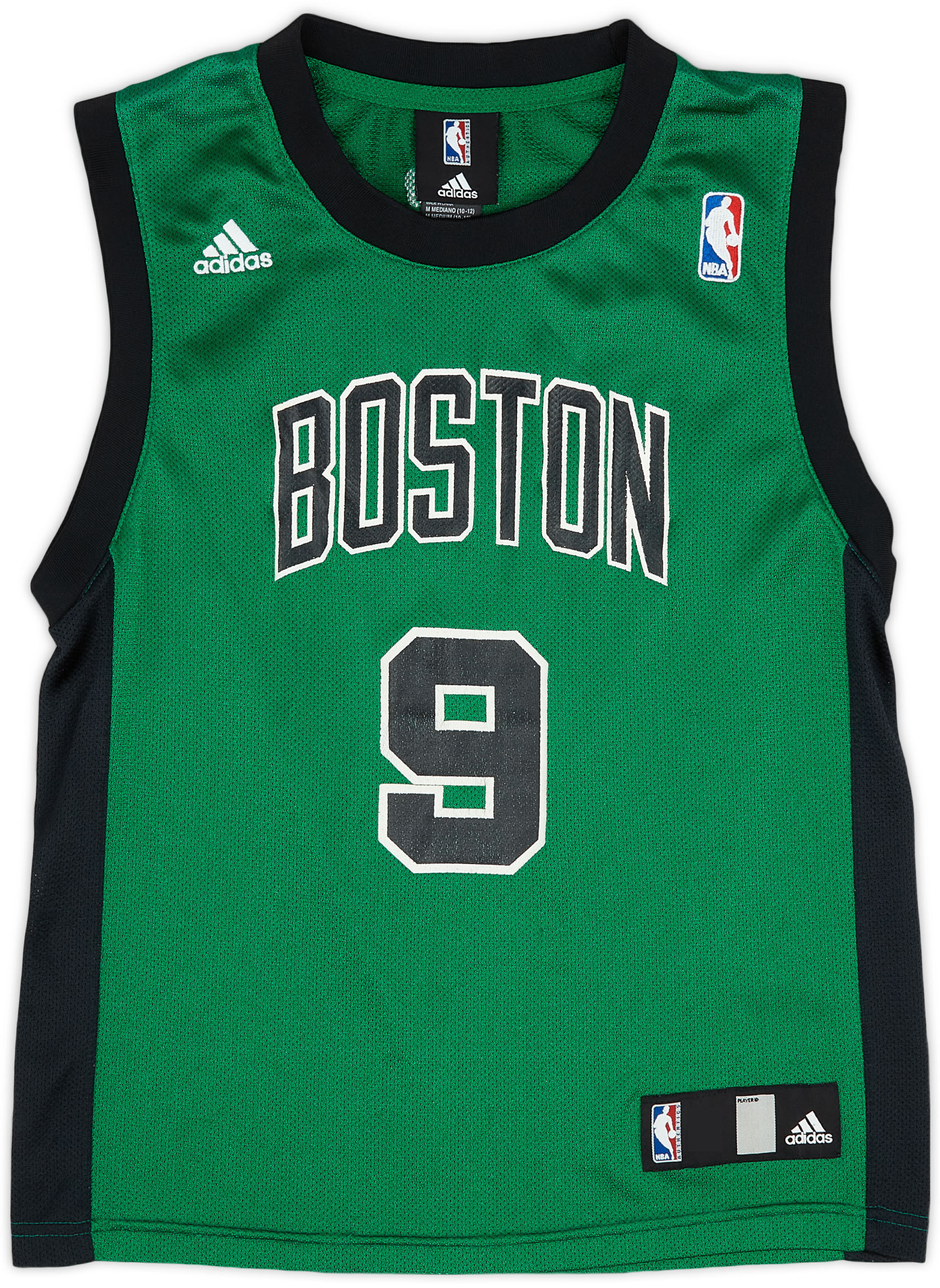 2006 10 Boston Celtics Rondo 9 adidas Alternate Jersey Excellent M.Kids