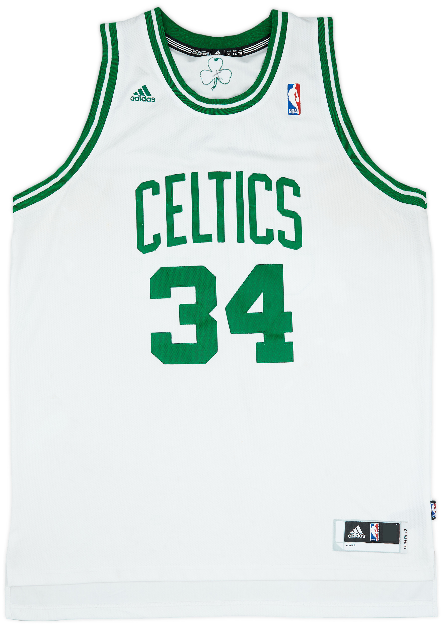 2010-13 Boston Celtics Pierce #34 adidas Swingman Home Jersey (Very Good) XL