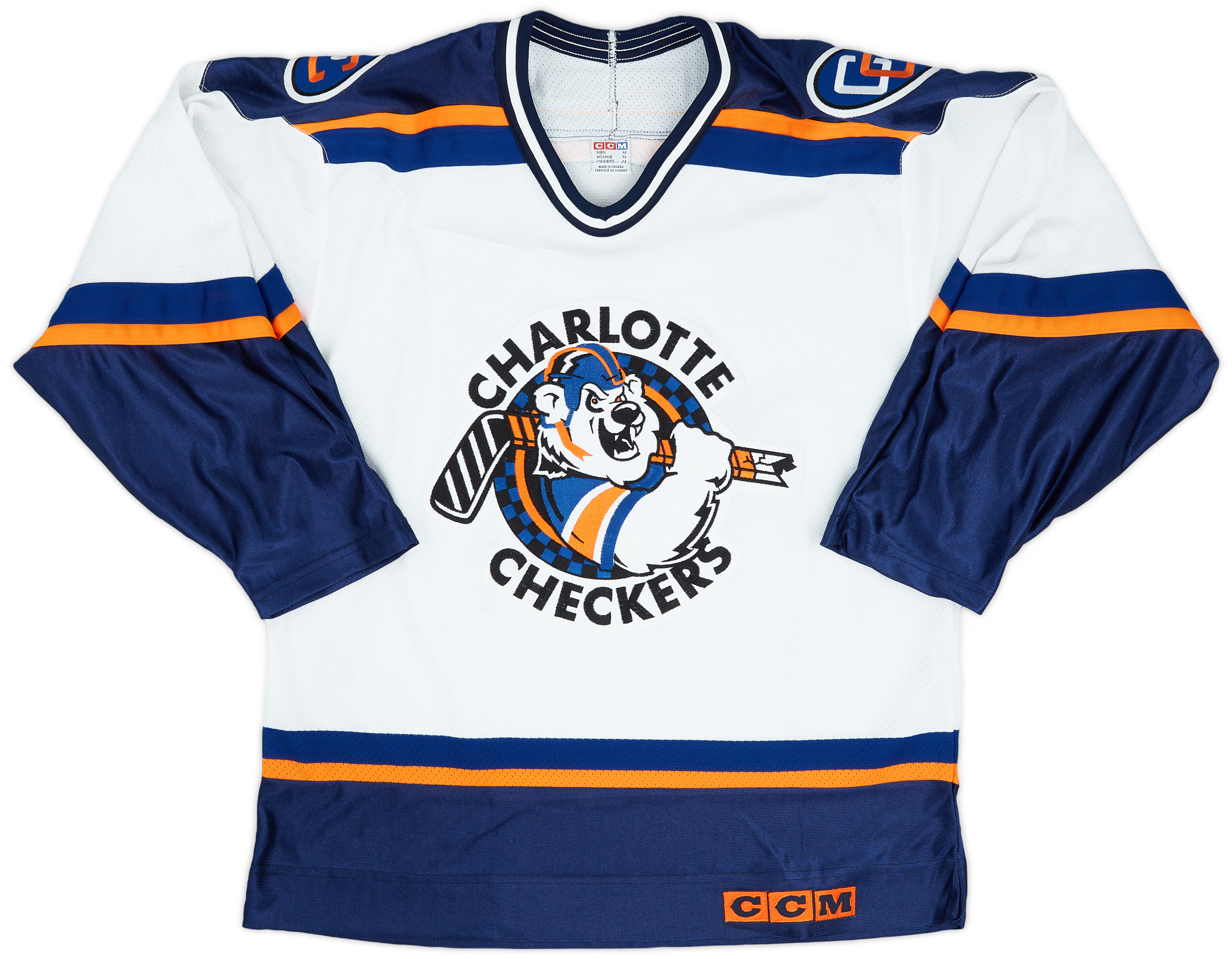 199900 Charlotte Checkers CCM Home Jersey (Excellent) M