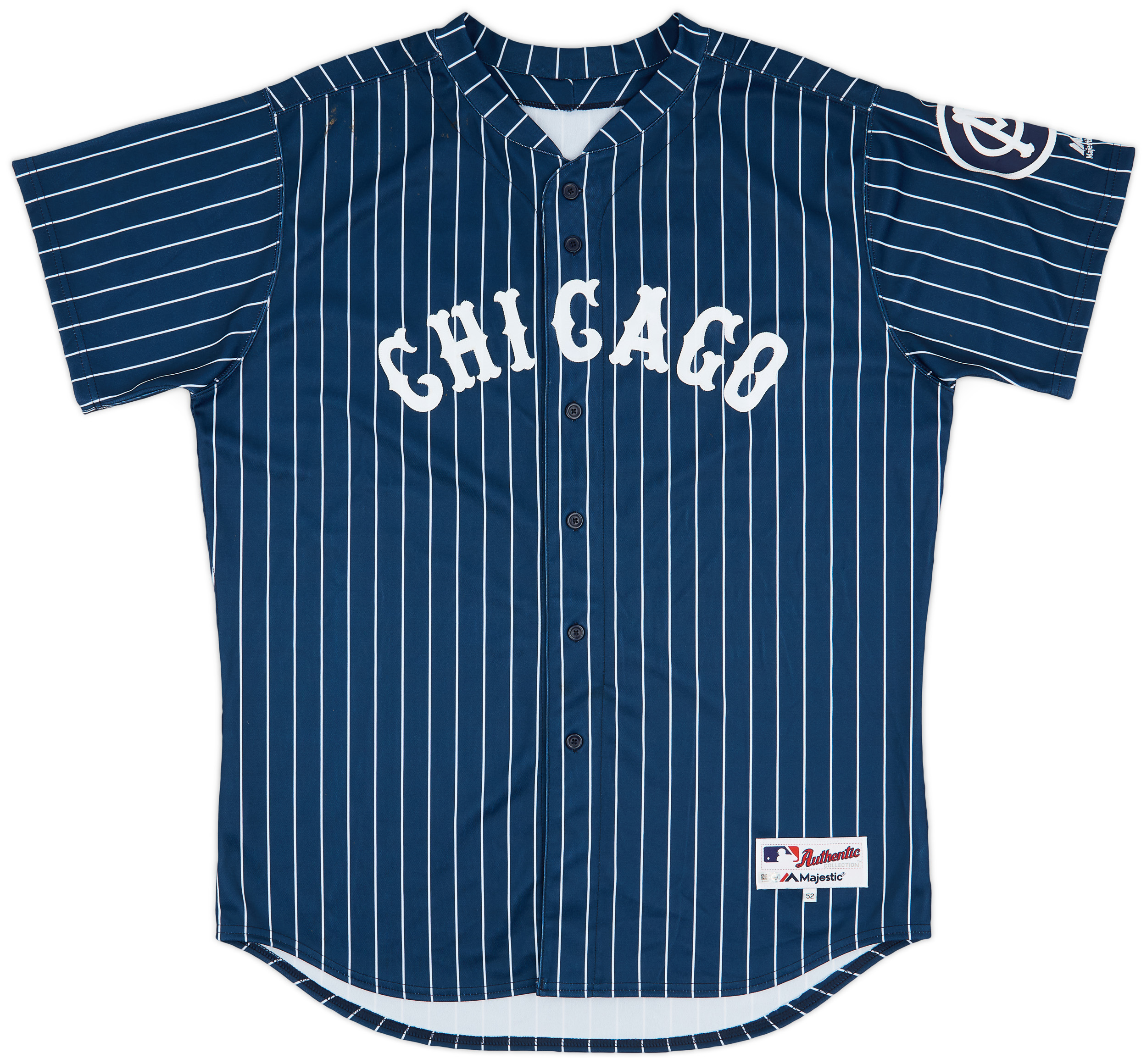 2016 Chicago American Giants Albers #34 Game Worn Majestic Away Jersey (Very Good) XXL