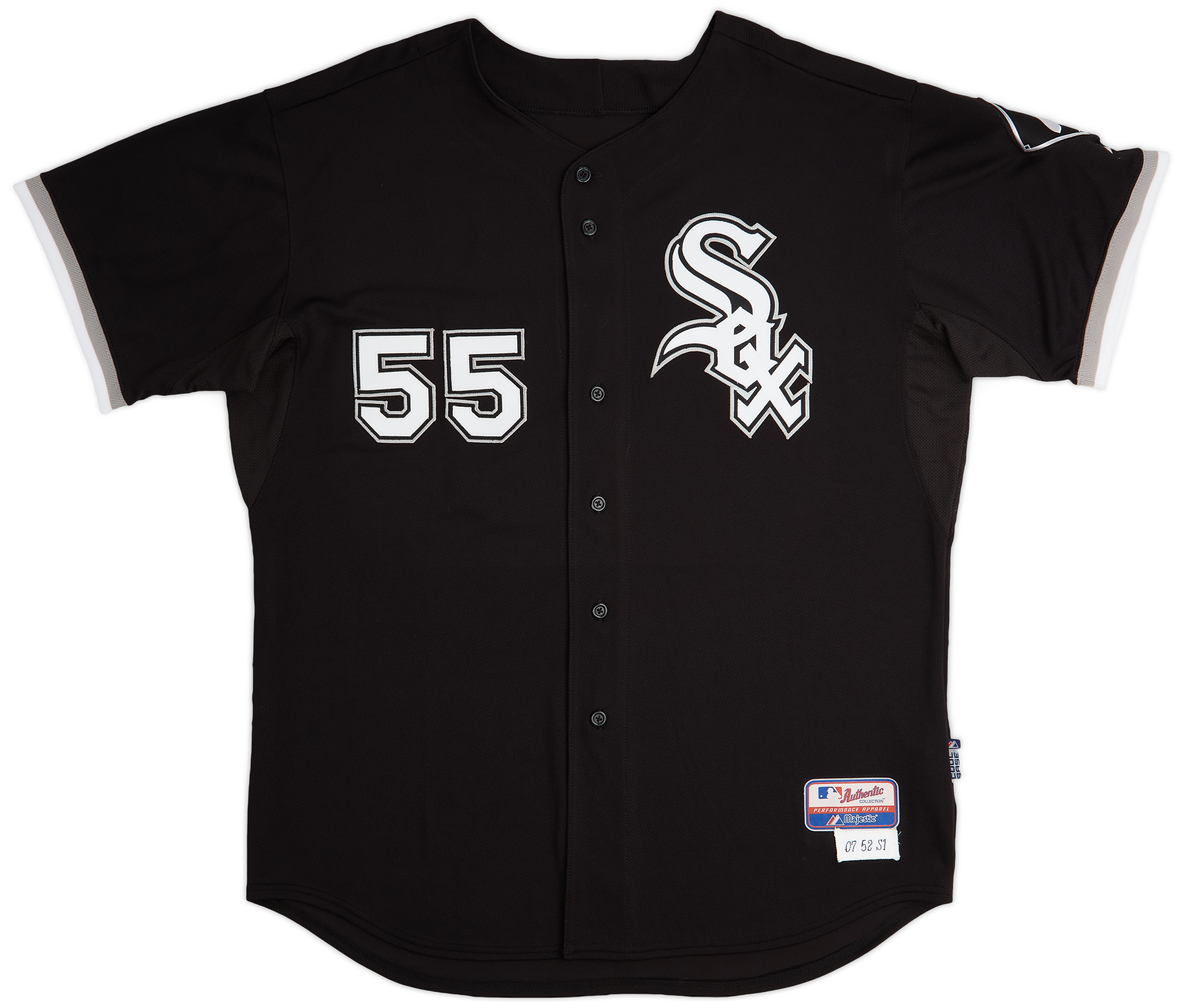 2007 Chicago White Sox Molina #55 Team Issued Majestic Alternate Jersey (Excellent) XXL