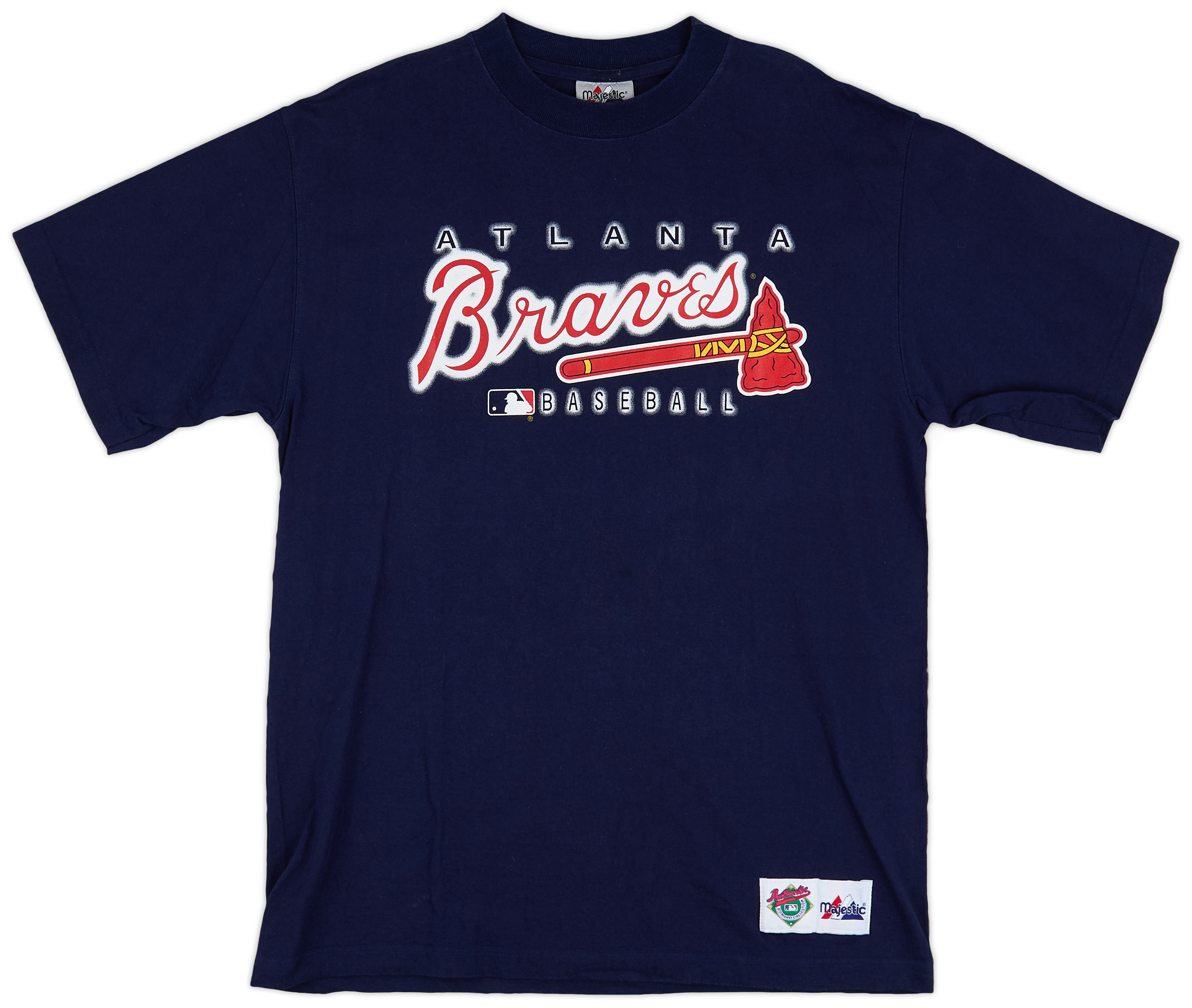 2000 Atlanta Braves Majestic Tee (Excellent) L