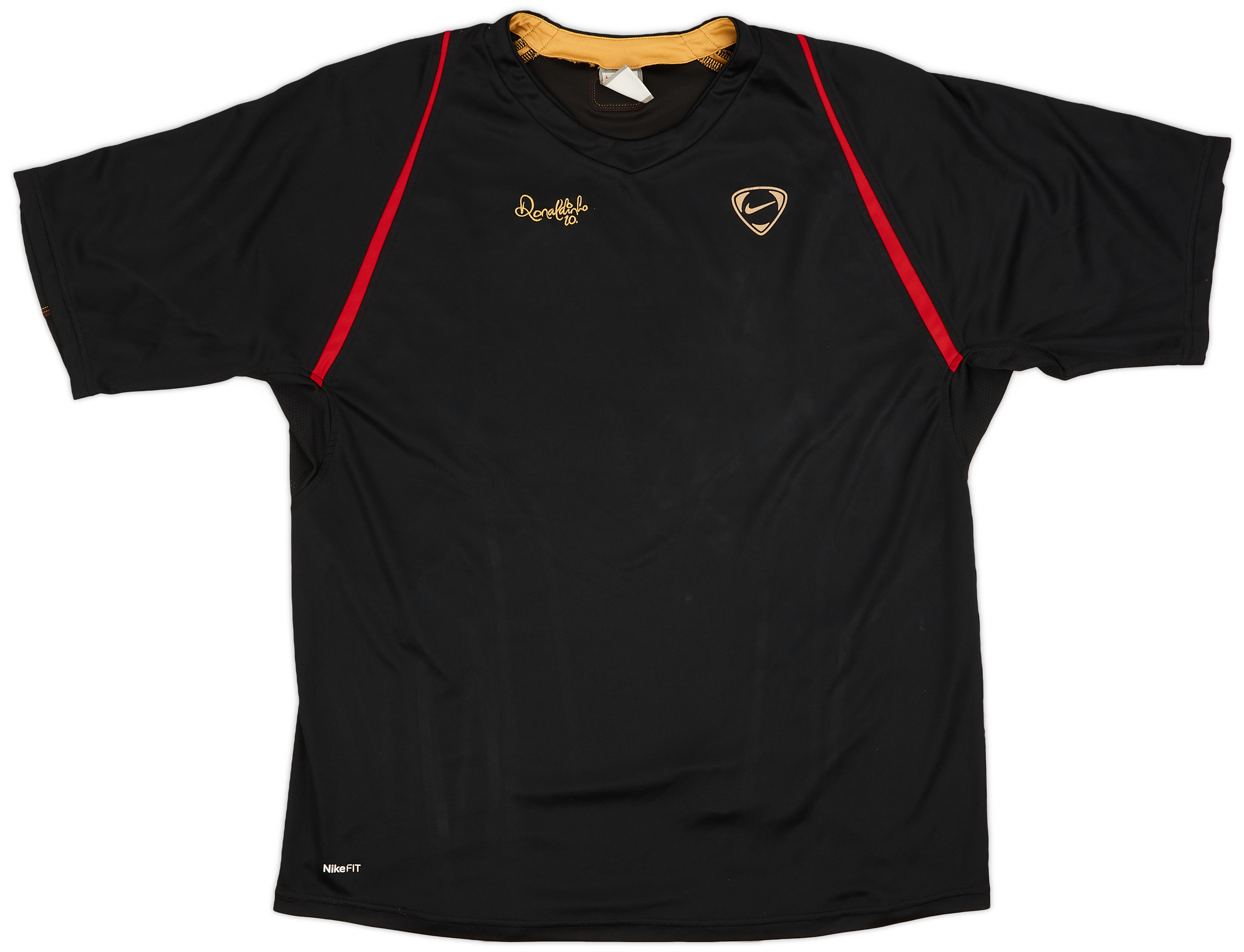 Nike ブラジル代表 RONALDINHO 10番 シャツ Nike Brasil Soccer Vintage Ronaldinho 10 Cotton T Shirt M