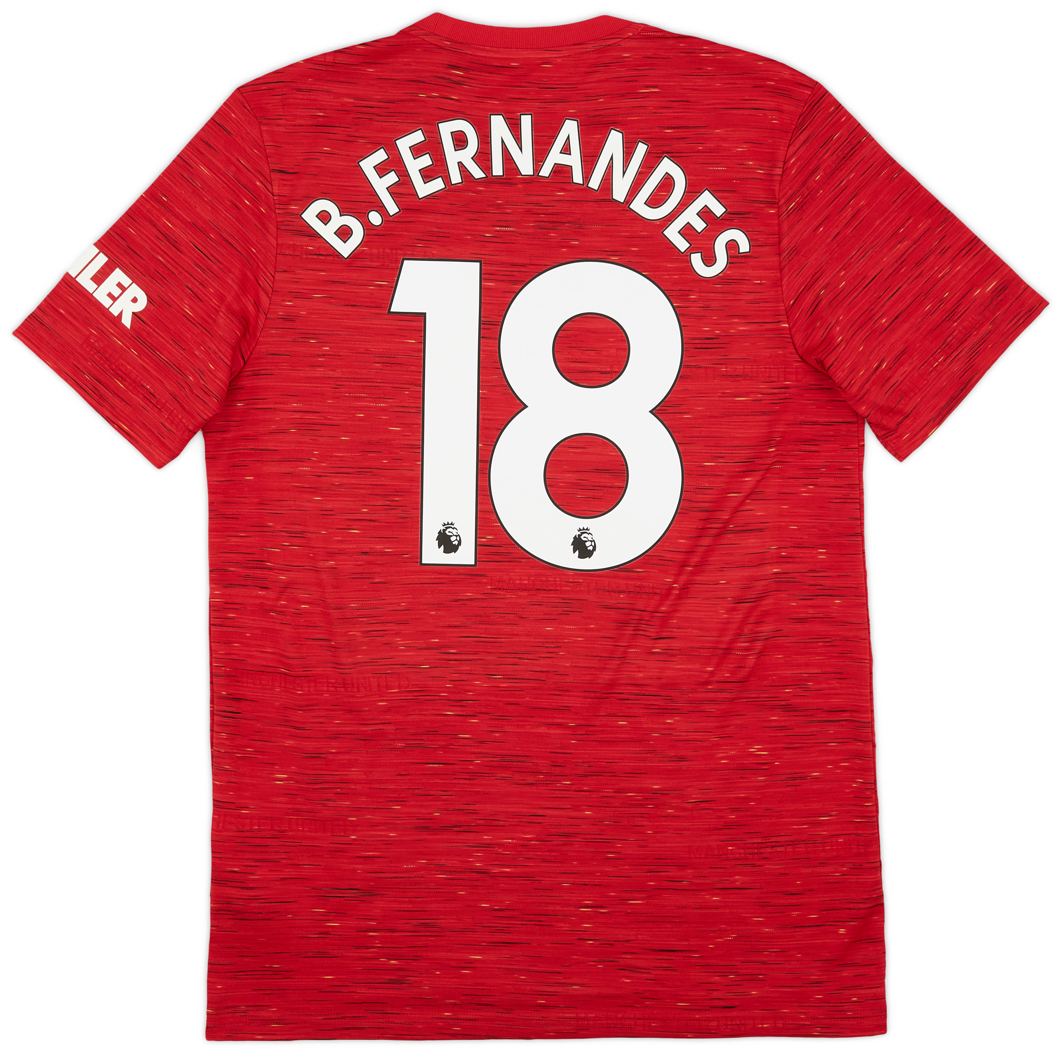 2020-21 Manchester United Home Shirt B.Fernandes #18 - 10/10 - (M)