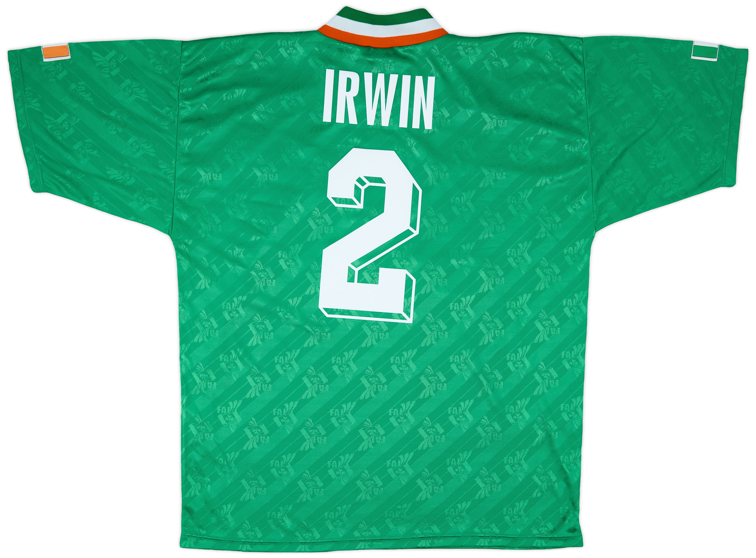 1994 Ireland Home Shirt Irwin #2 - 9/10 - (L)