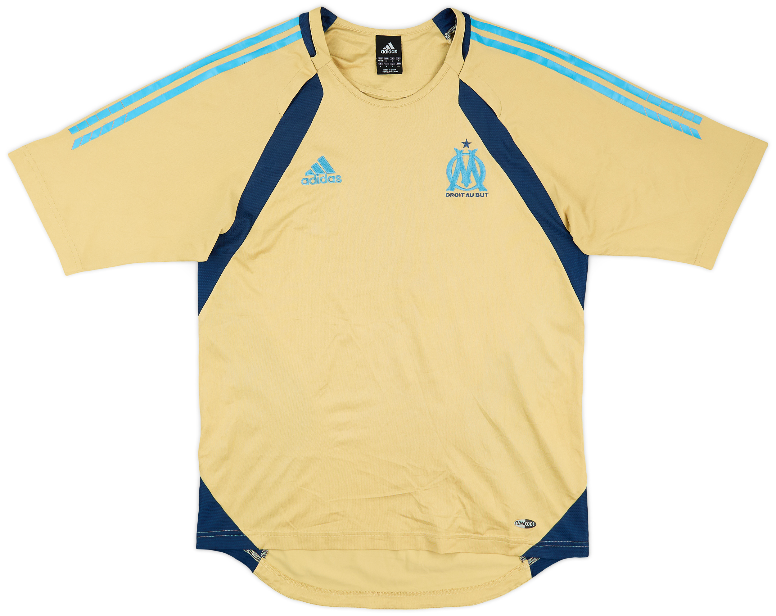 Maillot D'entraînement Vintage OM Adidas - Blanc, Taille XL